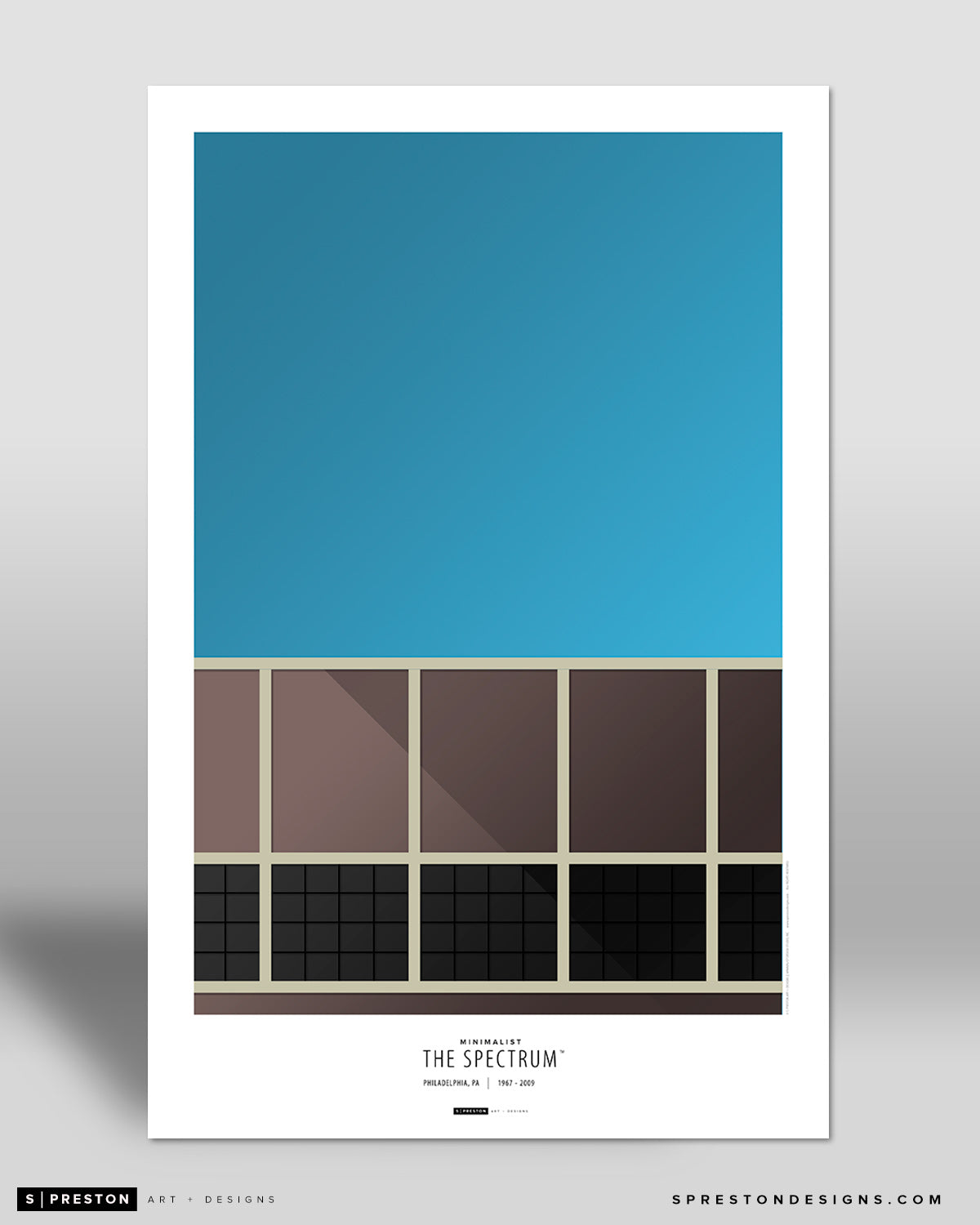 Minimalist Spectrum Poster Print Philadelphia Flyers - S Preston