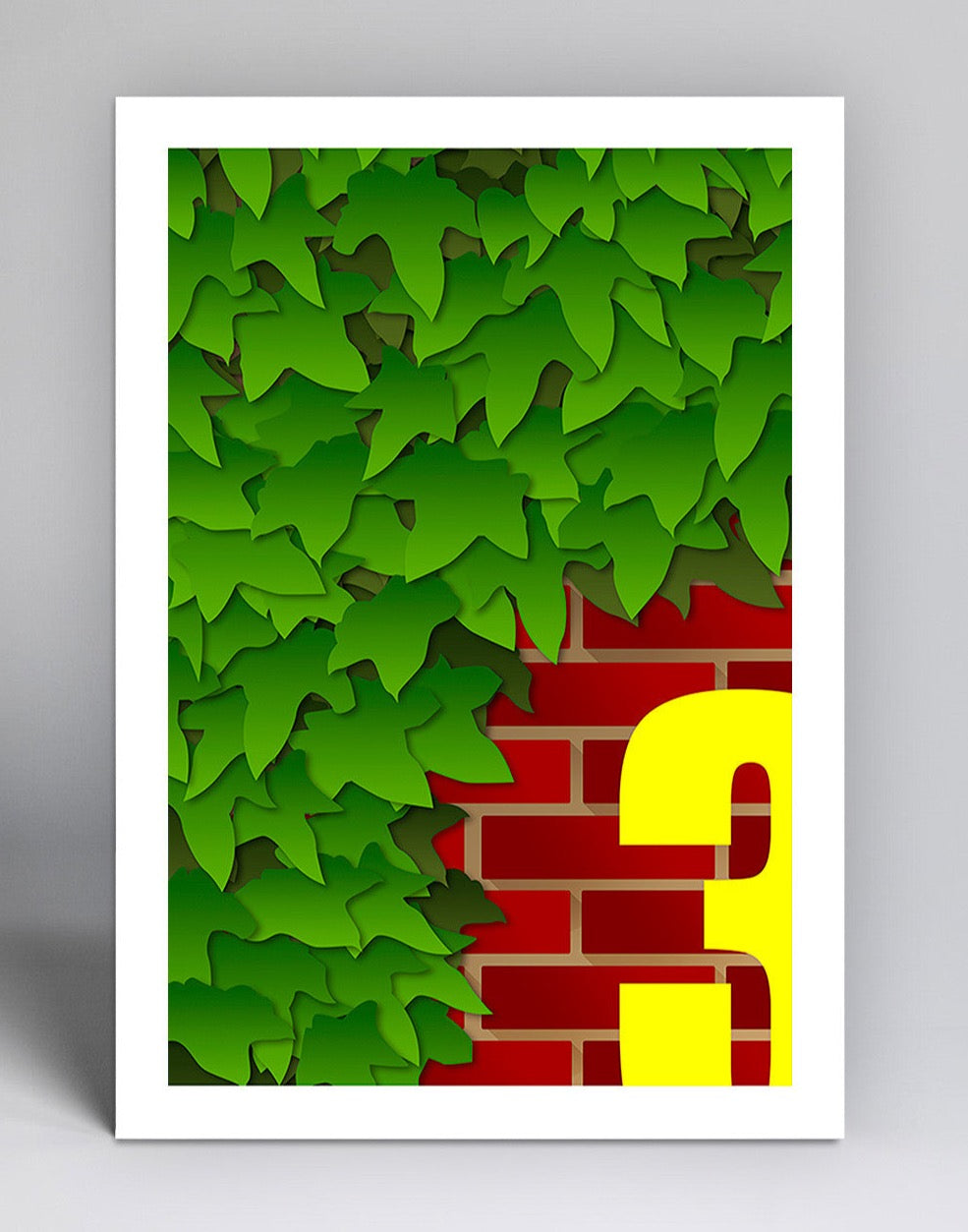 Minimalist Wrigley Field Art Print - Chicago Cubs - S. Preston Art + Designs