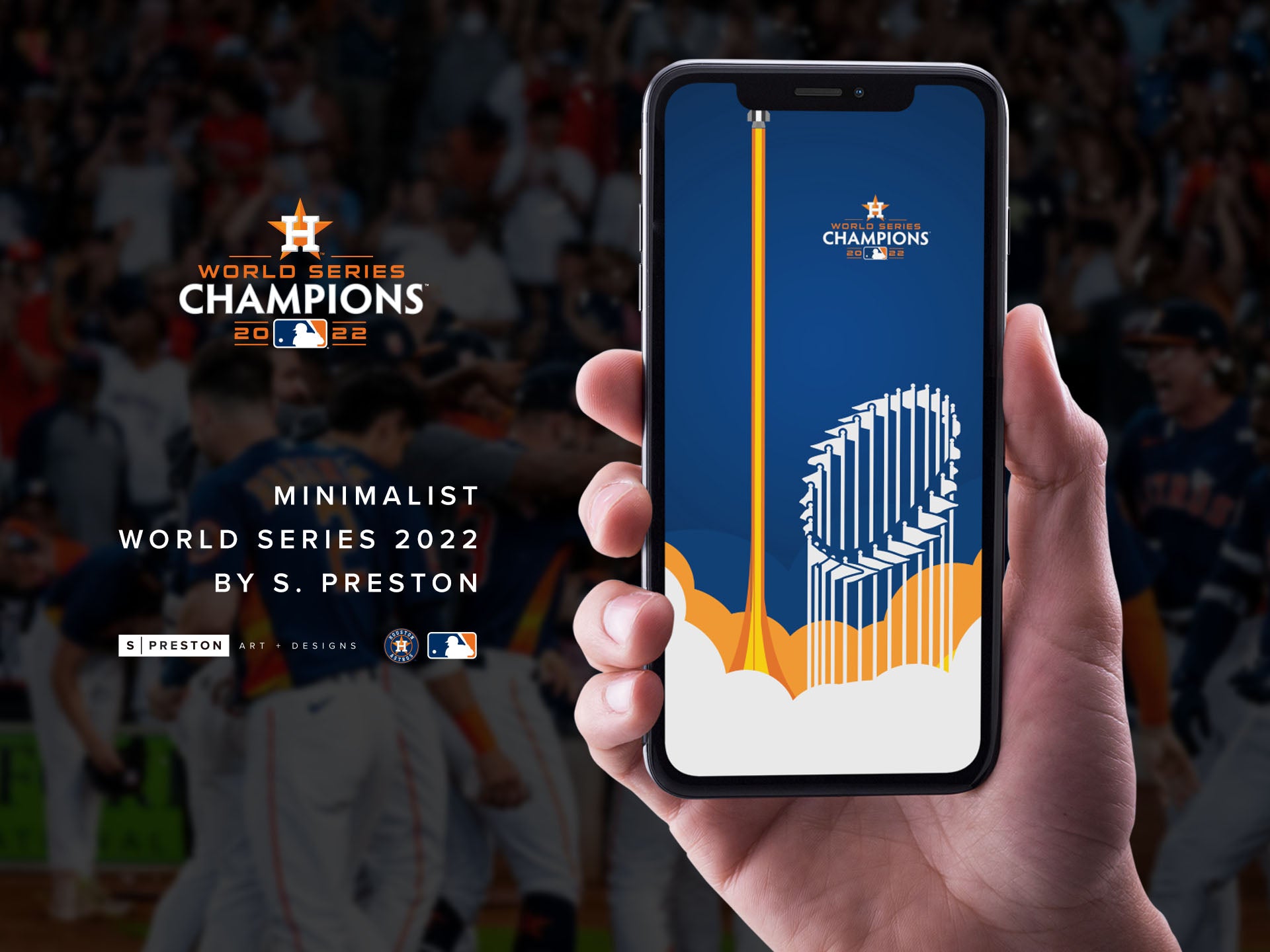 Minimalist World Series 2022 Phone Background