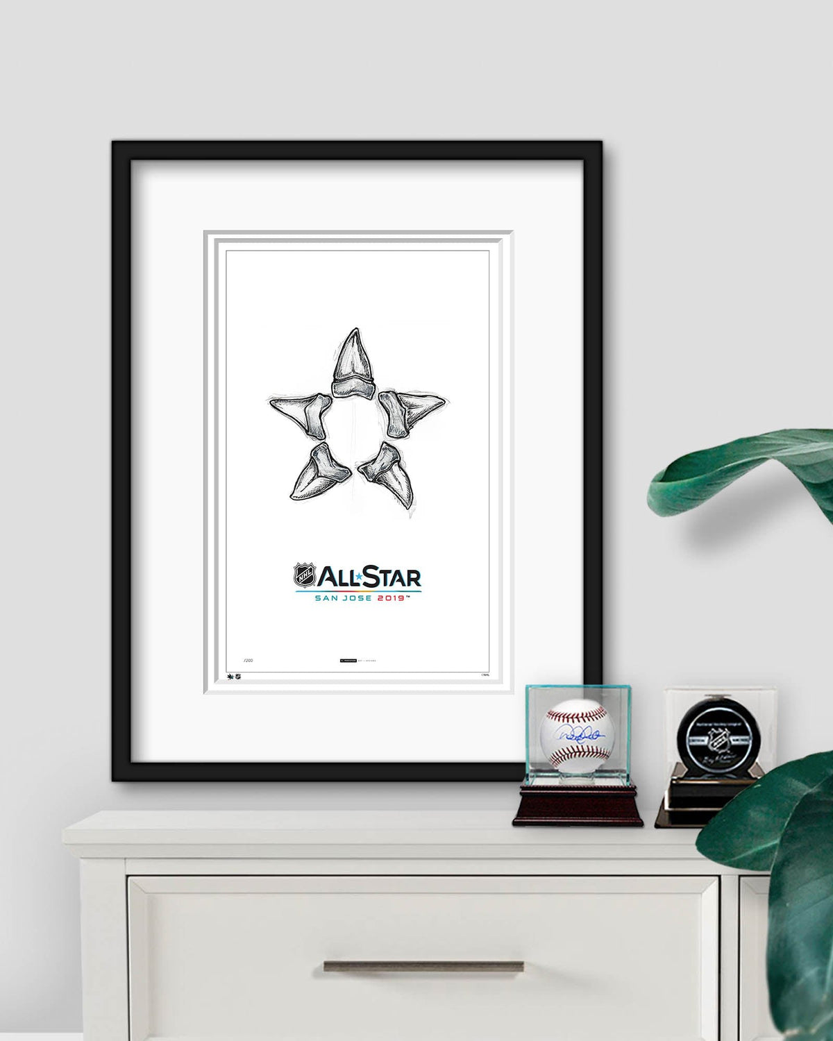 2019 NHL All-Star Game Sketch Limited Edition Print