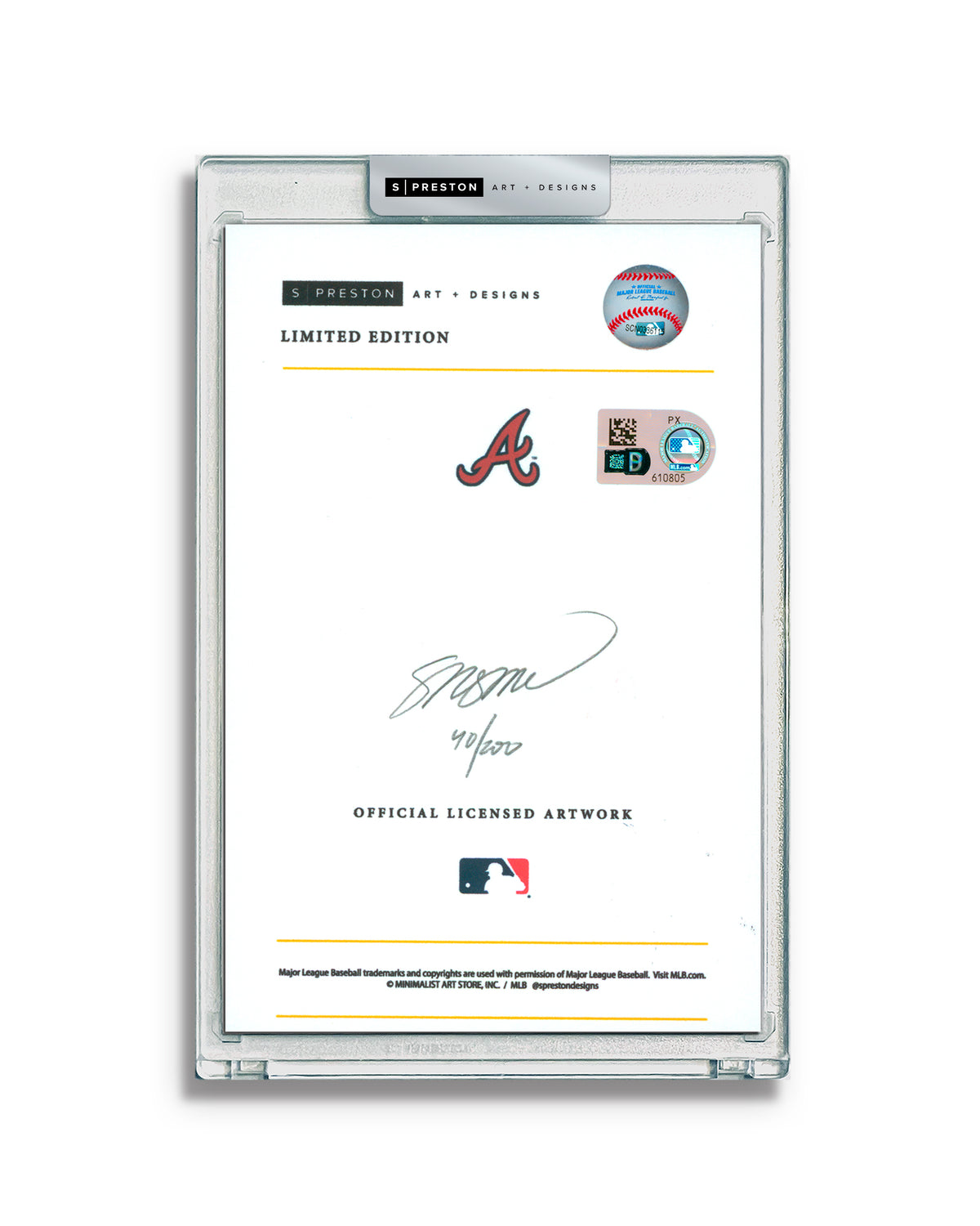 2025 MLB All Star Game Sketch - Jason Adam Autograph Slab - Authenticated
