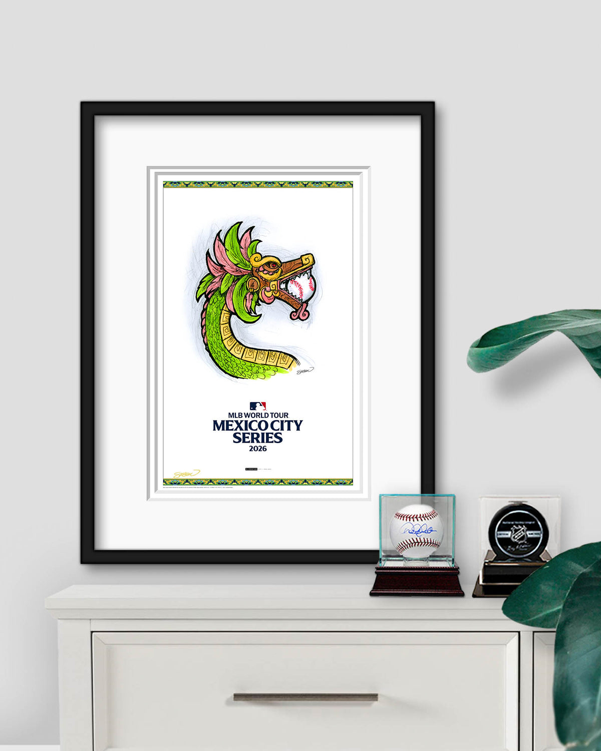 2026 MLB Mexico City Series Sketch Limited Edition Art