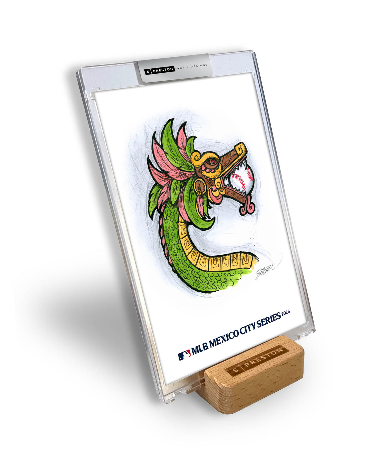 2026 MLB Mexico City Series Sketch Limited Edition Art