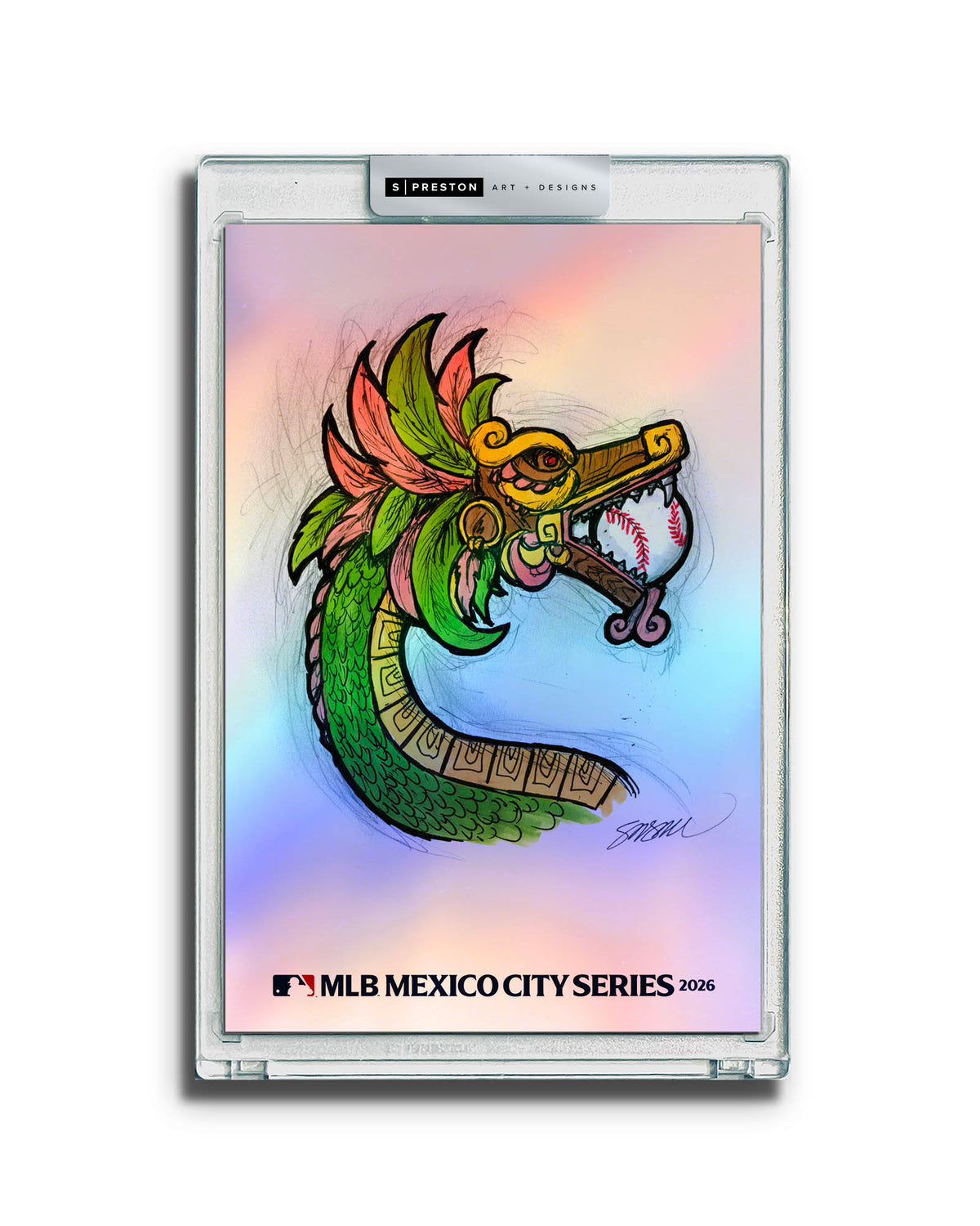 2026 MLB Mexico City Series Sketch Limited Edition Art