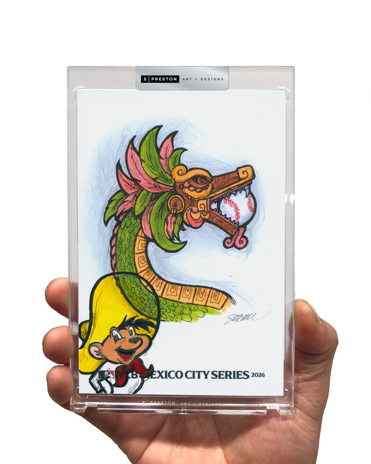 2026 MLB Mexico City Series Sketch Limited Edition Art