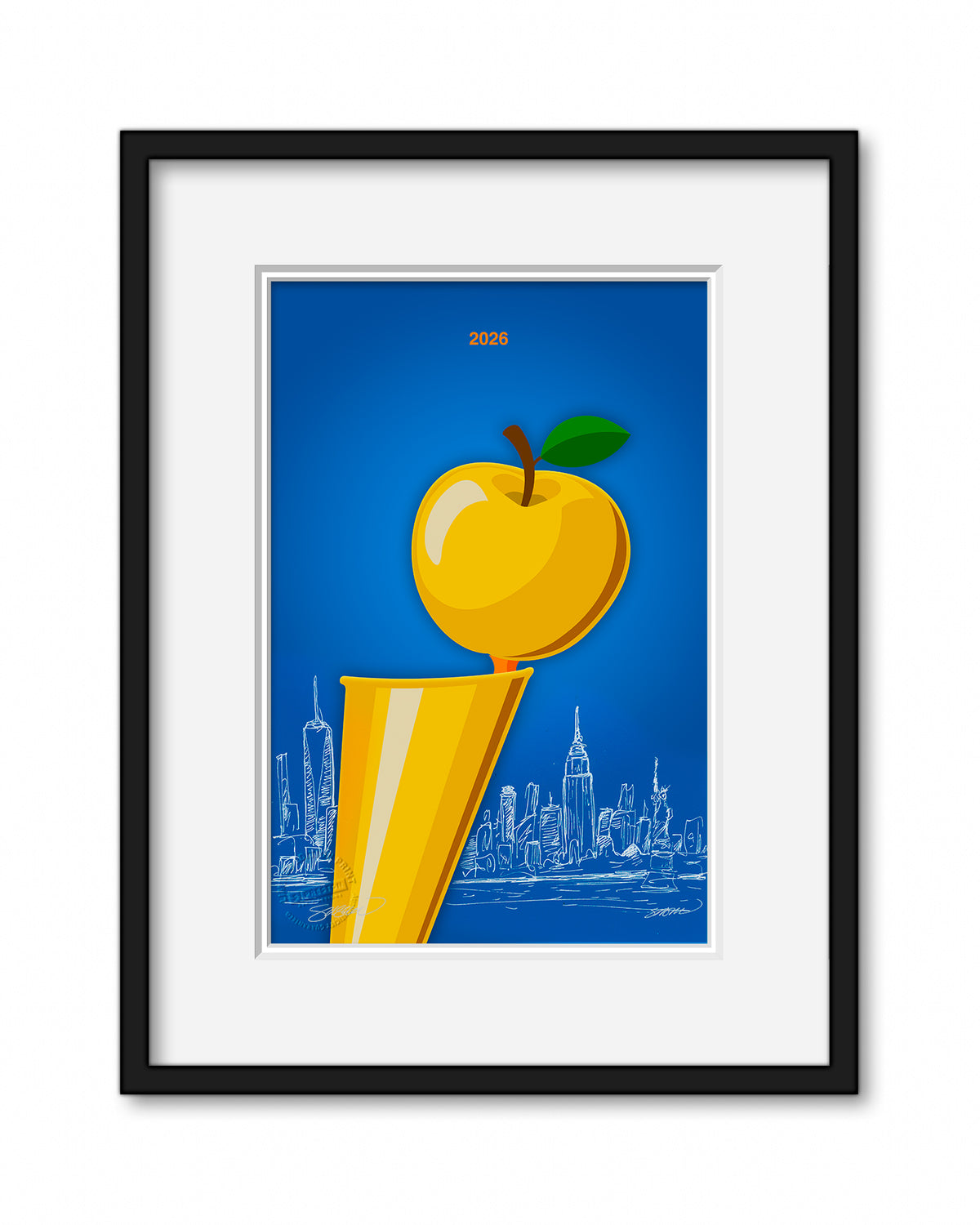Minimalist 2026 Basketball Championship Art Print