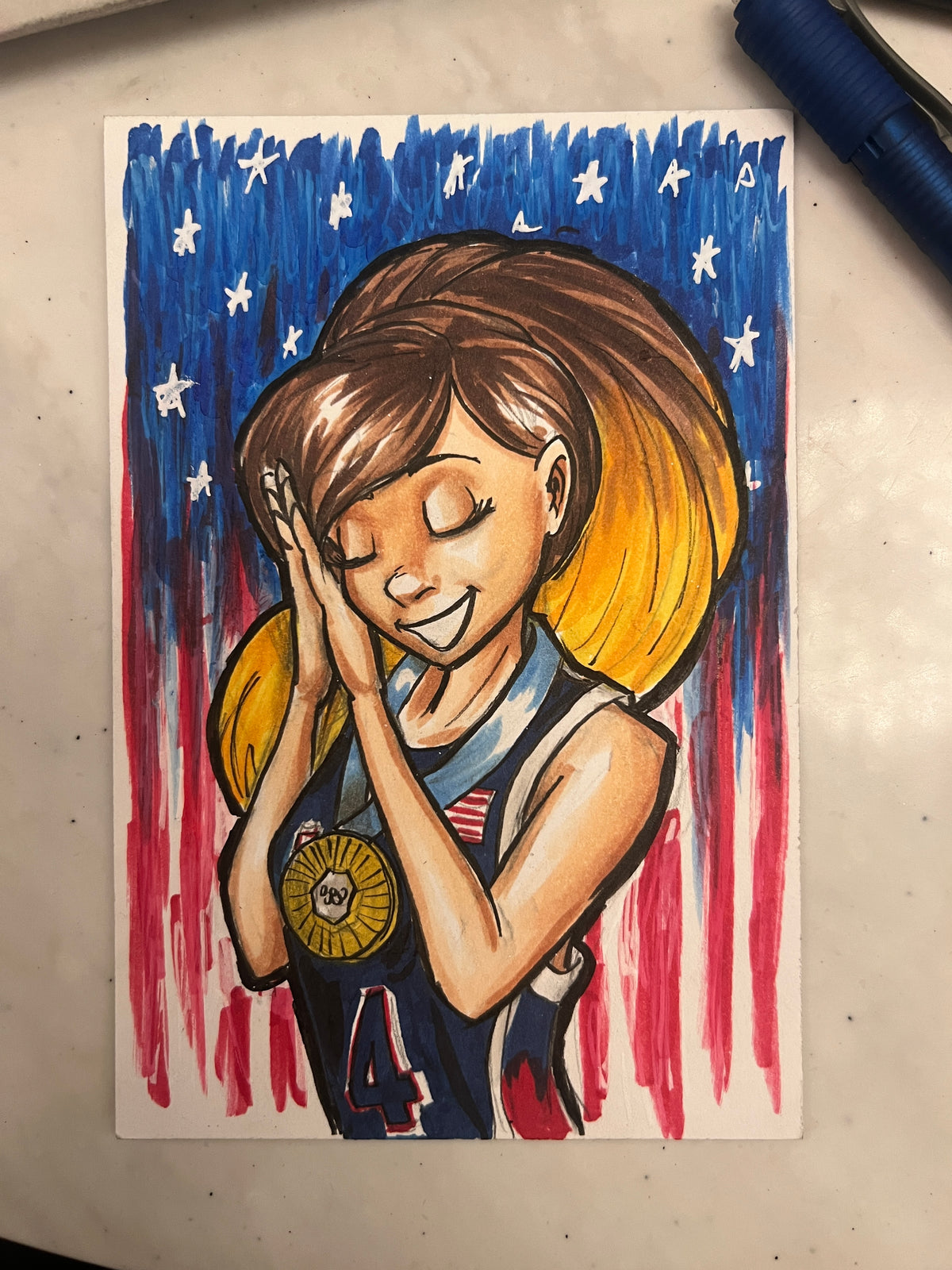 WinS® Every Day Konni Mackenzie Original Art Card Slab 2024-08-10