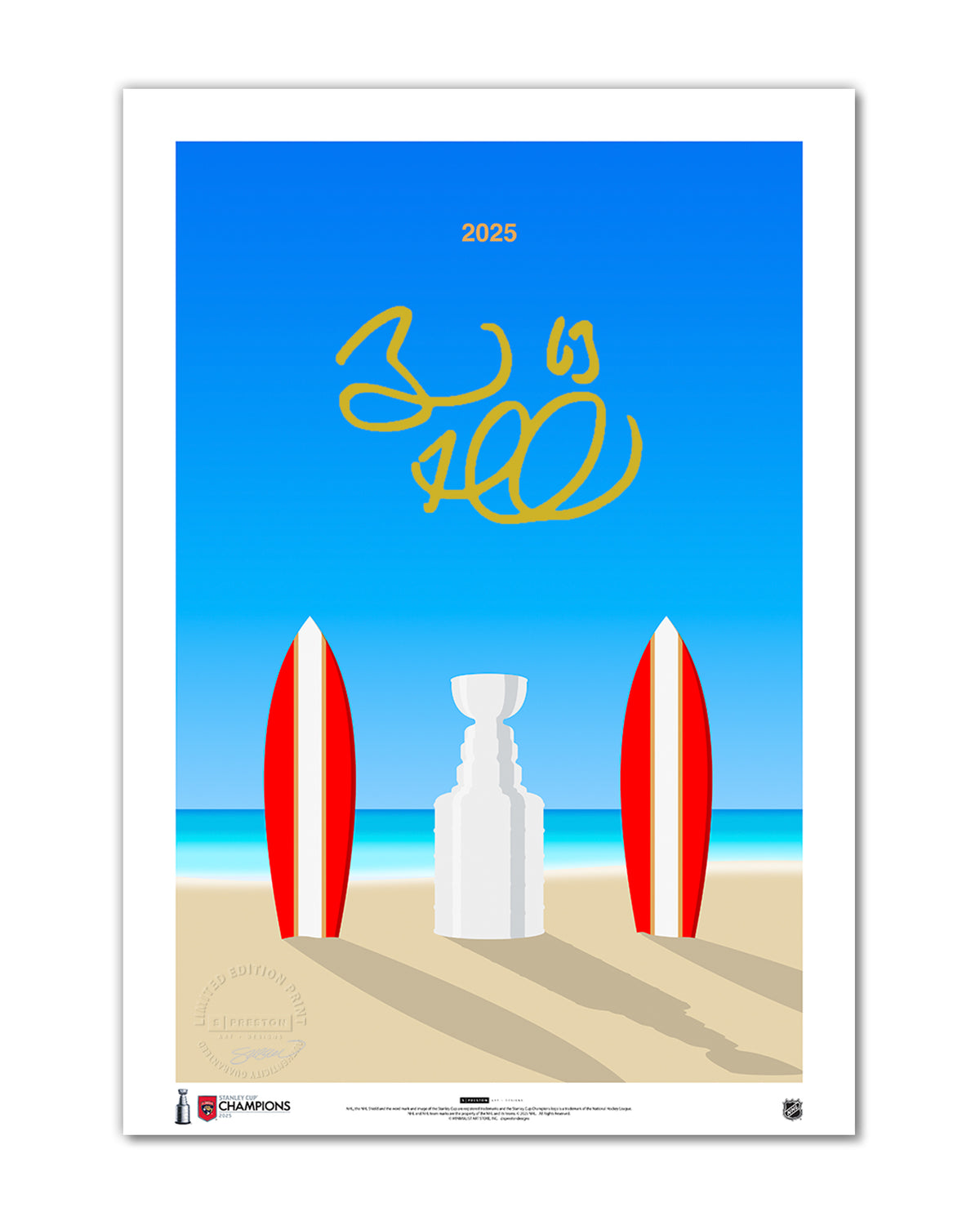 Minimalist Stanley Cup 2025 Limited Edition Fine Art Print