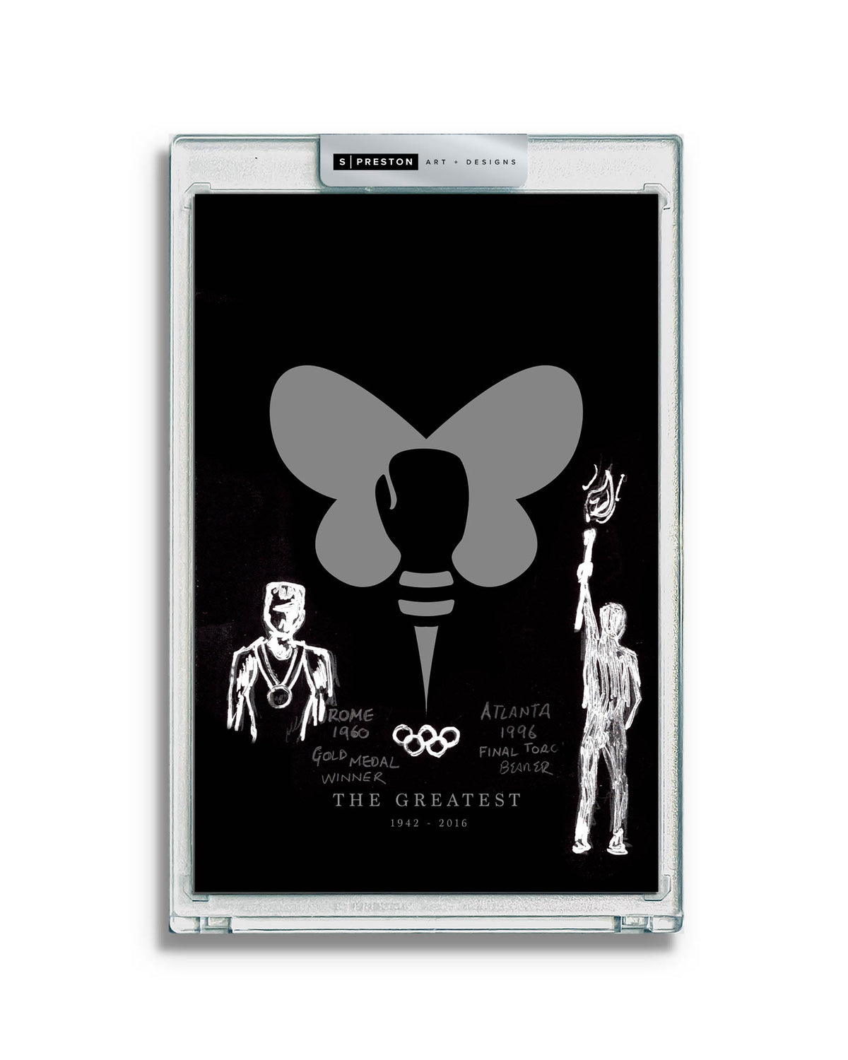 The Greatest - Minimalist Ali Tribute Slab