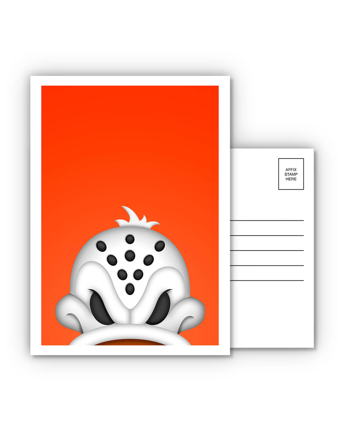 Minimalist Wild Wing Postcard