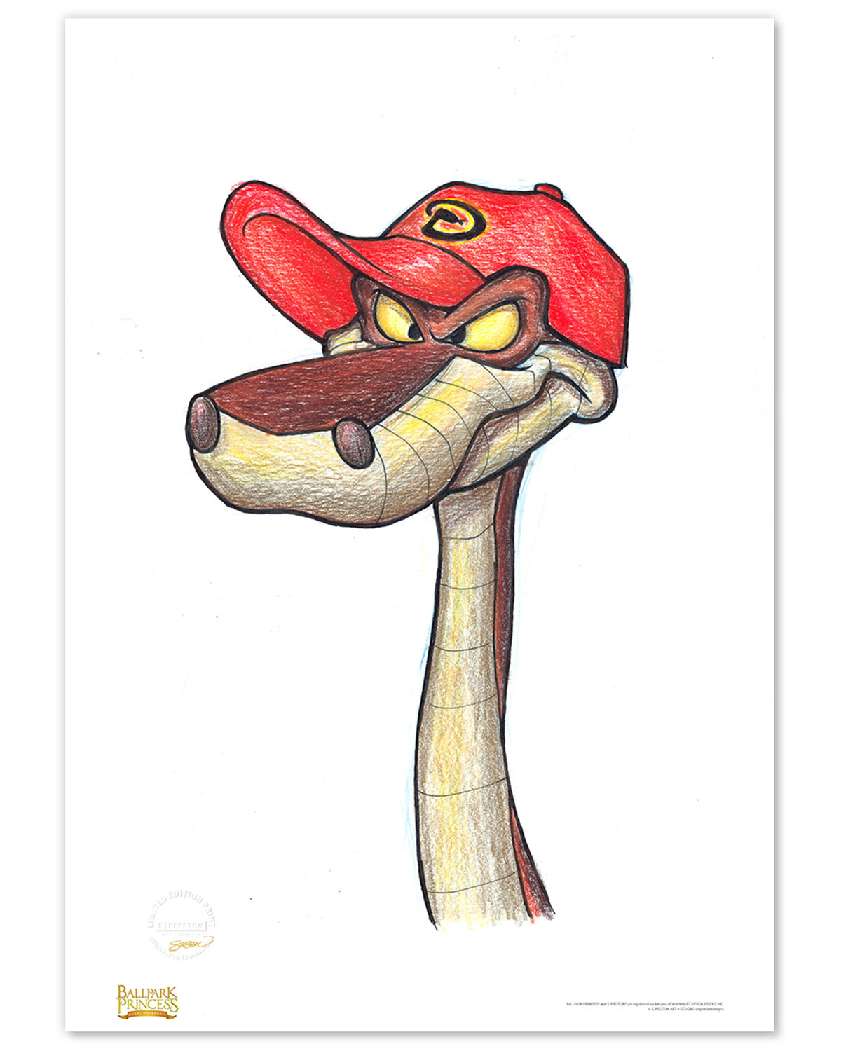 ARZ DBacks Kaa Fine Art Print