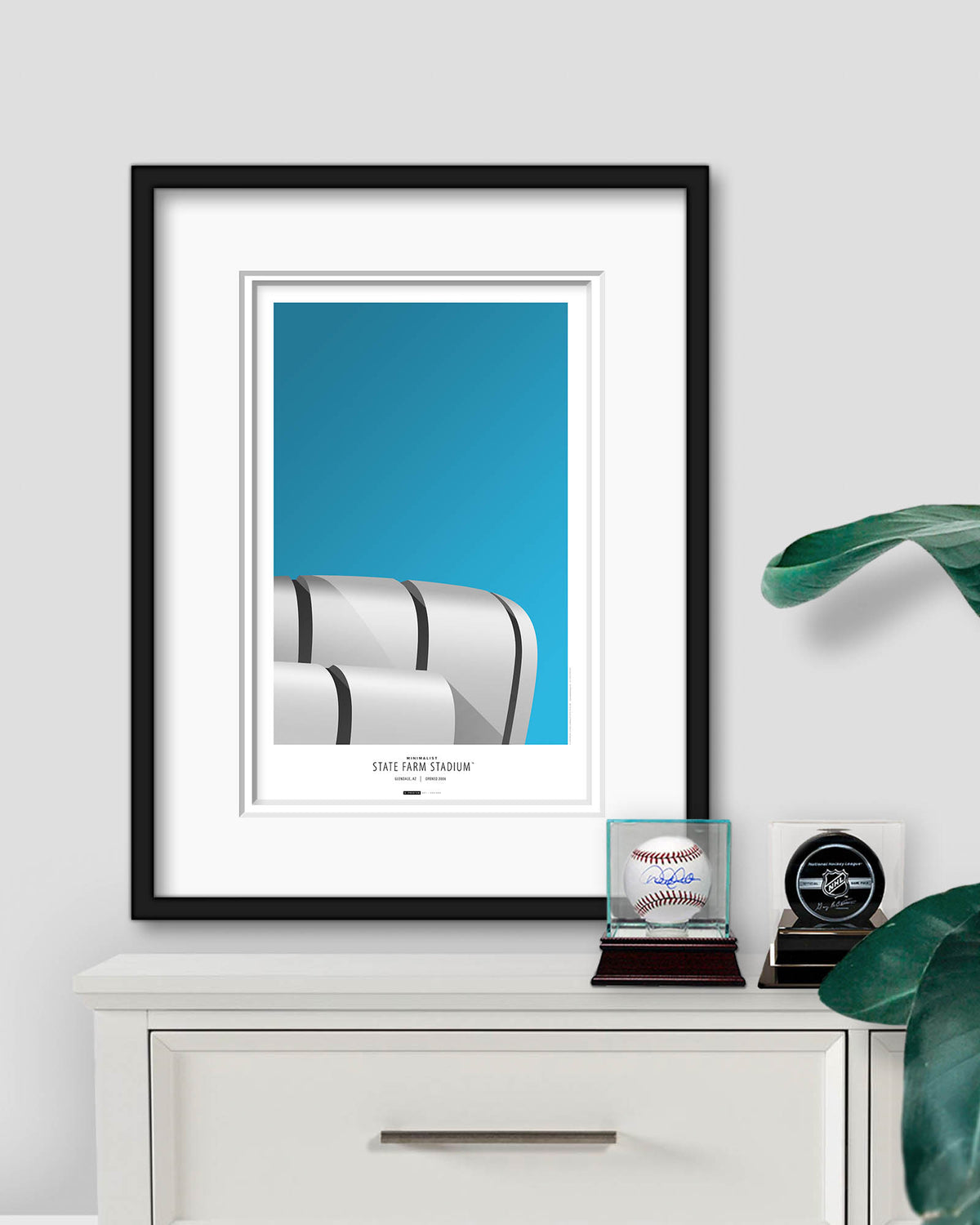 Minimalist State Farm Stadium Art Print