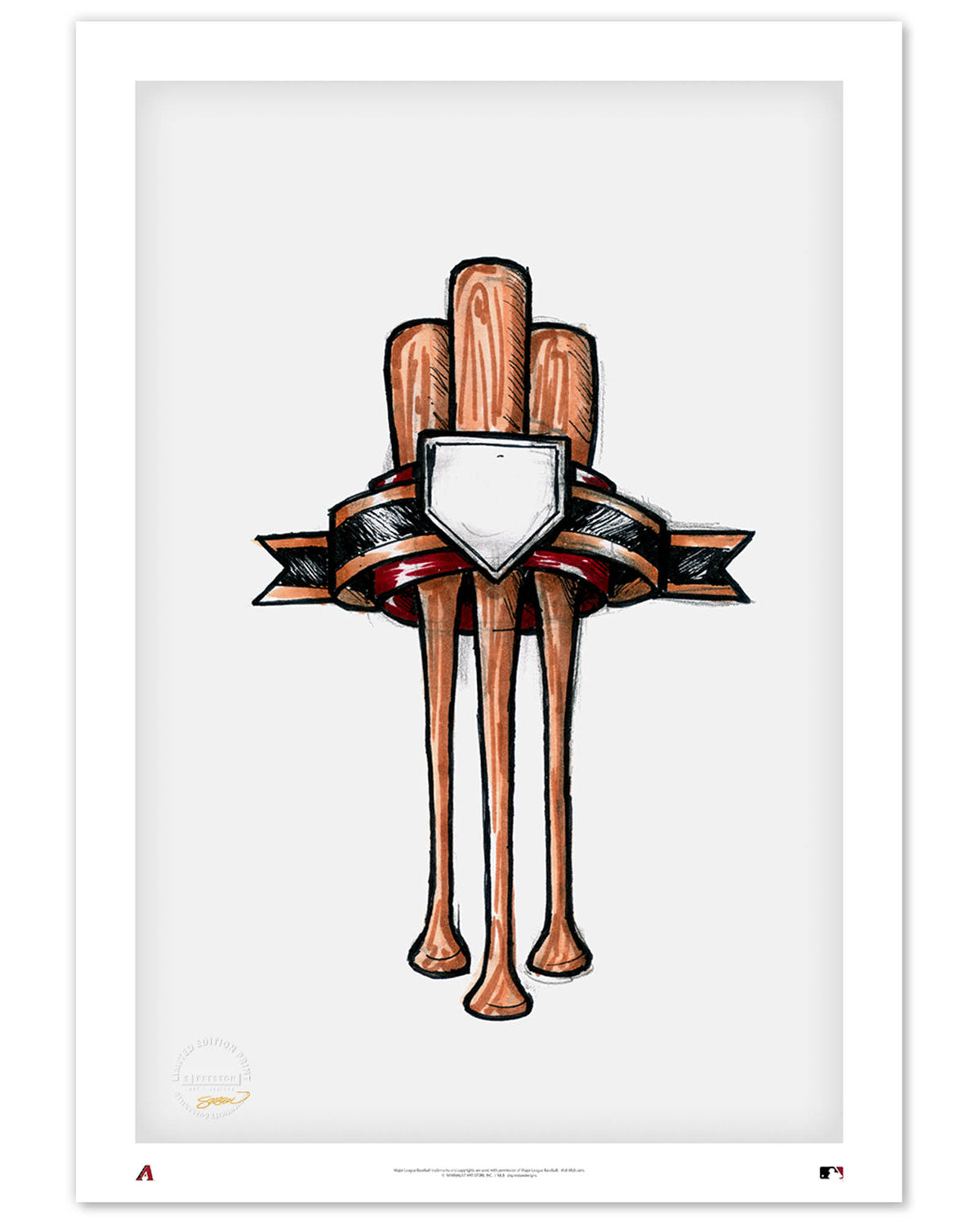 Chase Field Ink Sketch Limited Edition Fine Art Print