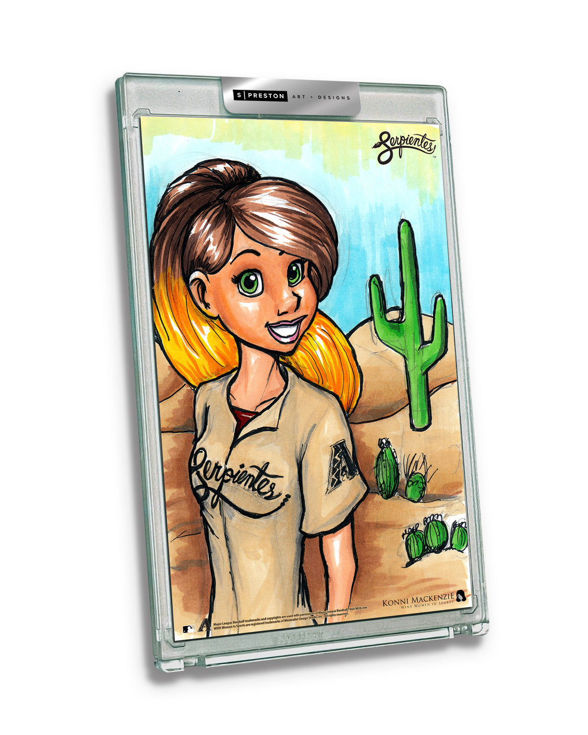 WinS® DBacks City Connect - Konni Mackenzie Art Card Slab