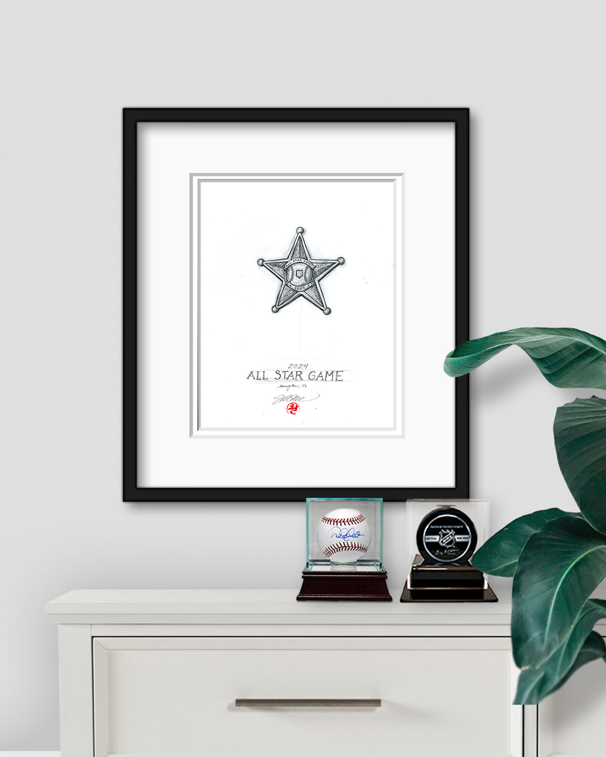 2024 MLB All Star Game Original Artwork