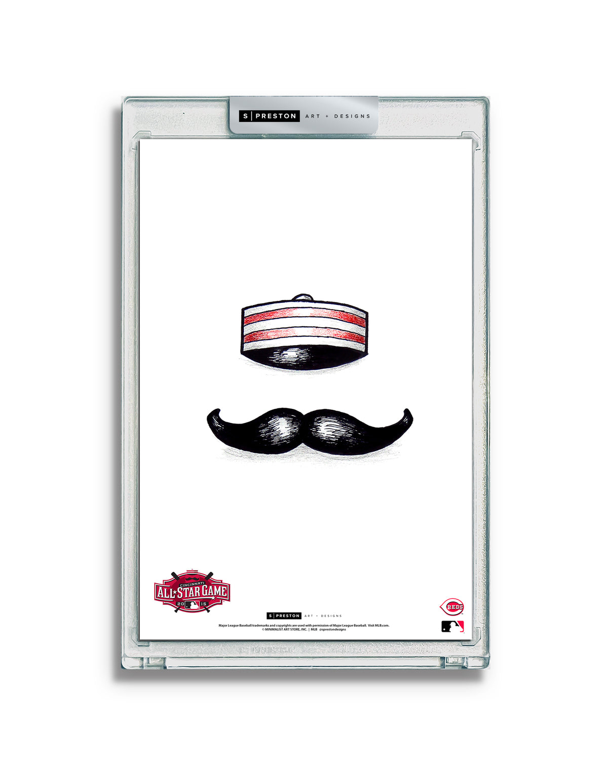 2015 MLB All-Star Game Sketch Art Card Slab