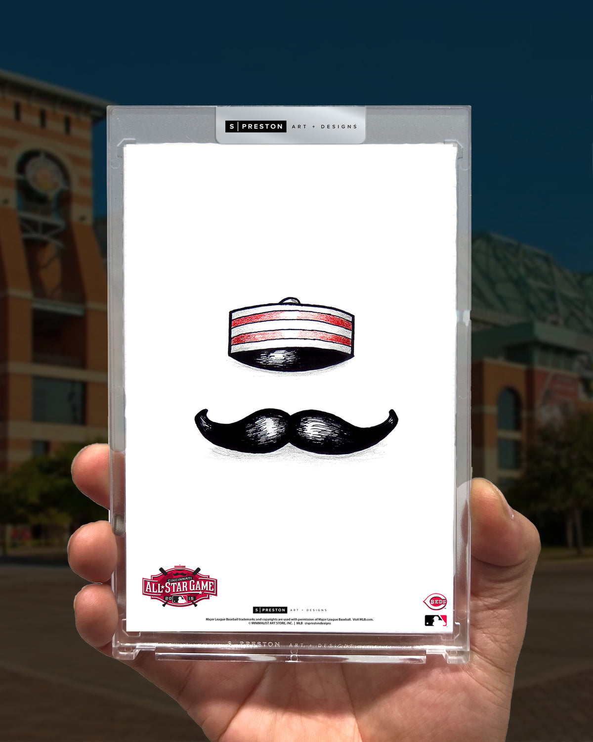 2015 MLB All-Star Game Sketch Art Card Slab