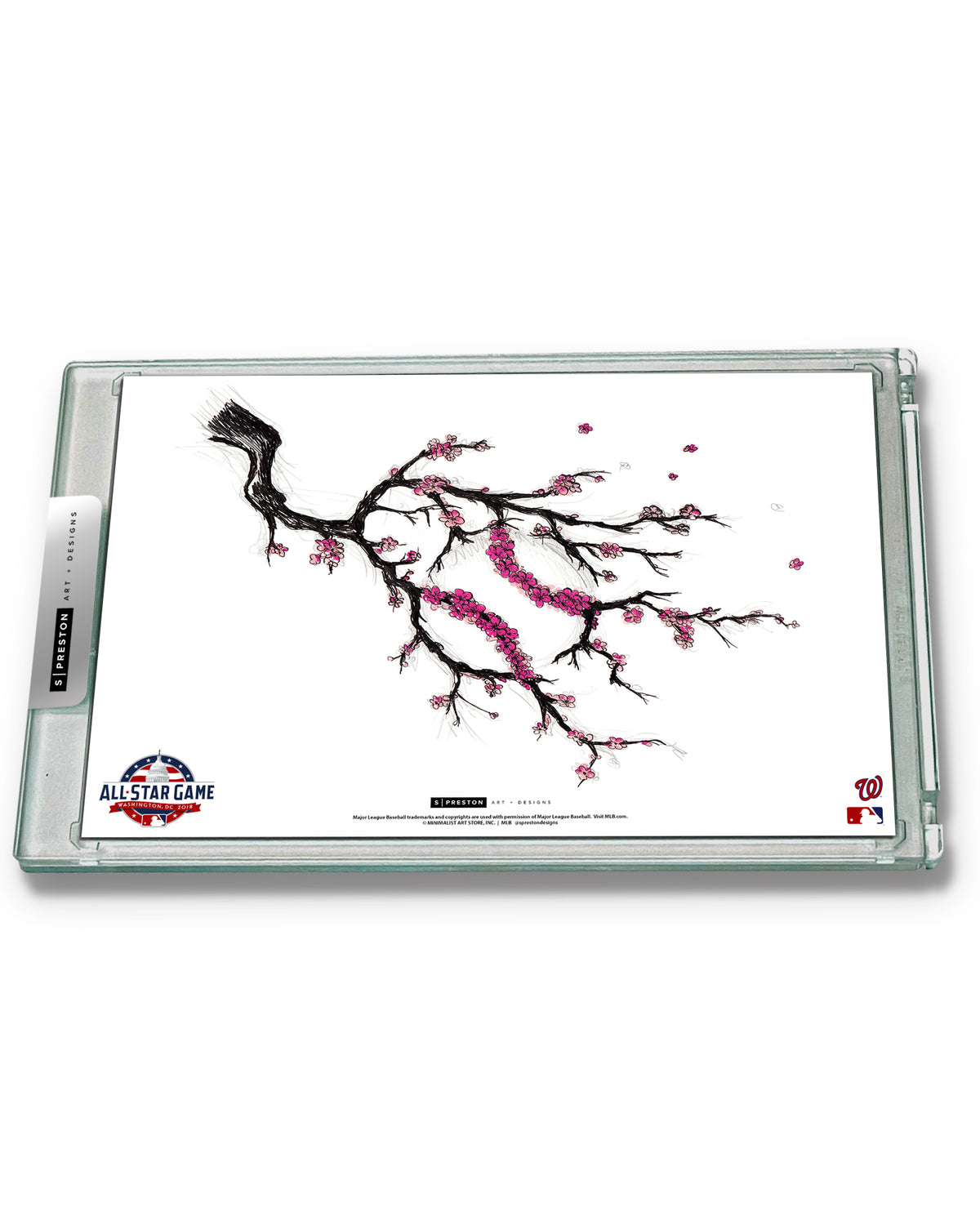 2018 MLB All-Star Game Sketch Art Card Slab