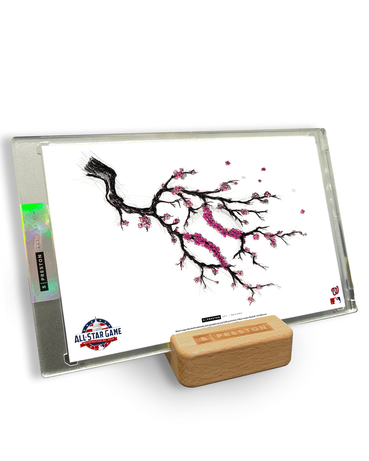2018 MLB All-Star Game Sketch Art Card Slab