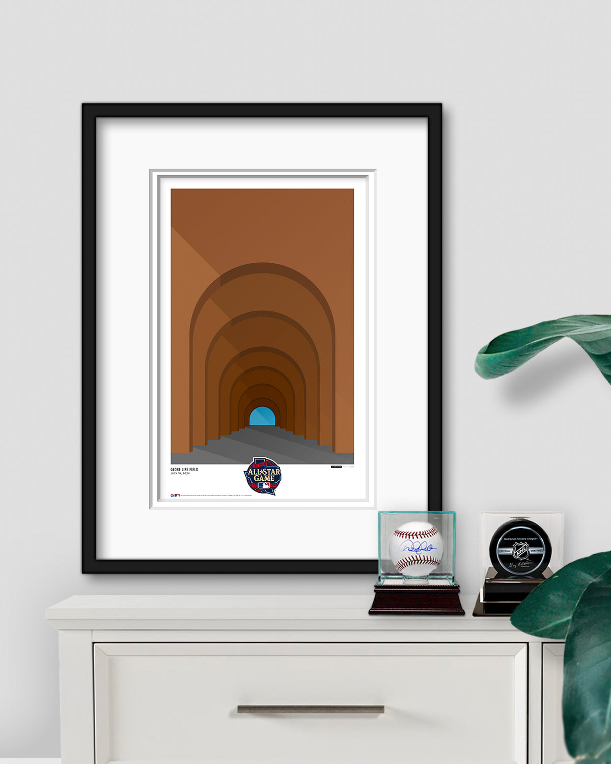 Minimalist Globe Life Field Poster (ASG 2024)