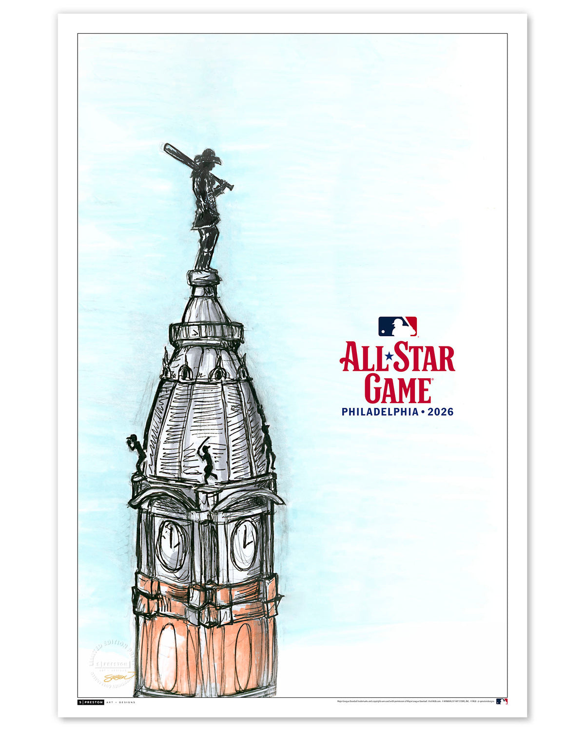 2026 MLB All-Star Game Sketch Limited Edition Print