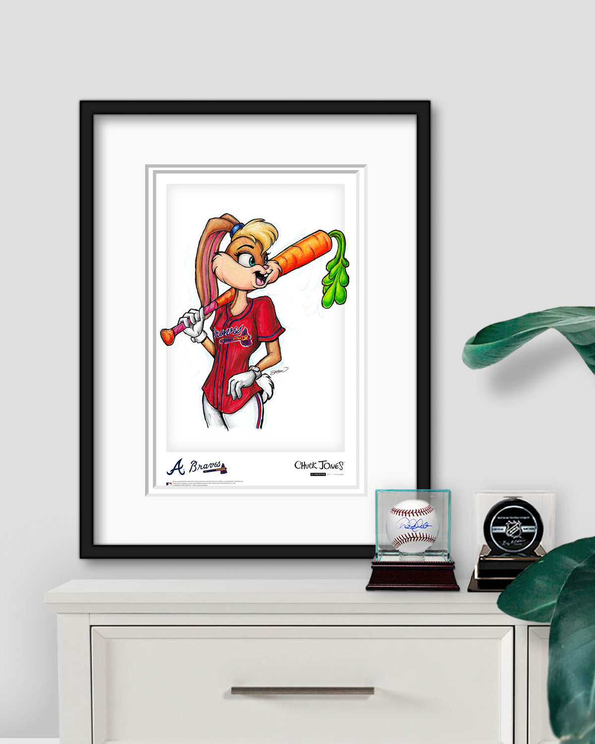 Lola Bunny x MLB Braves Limited Edition Art Print