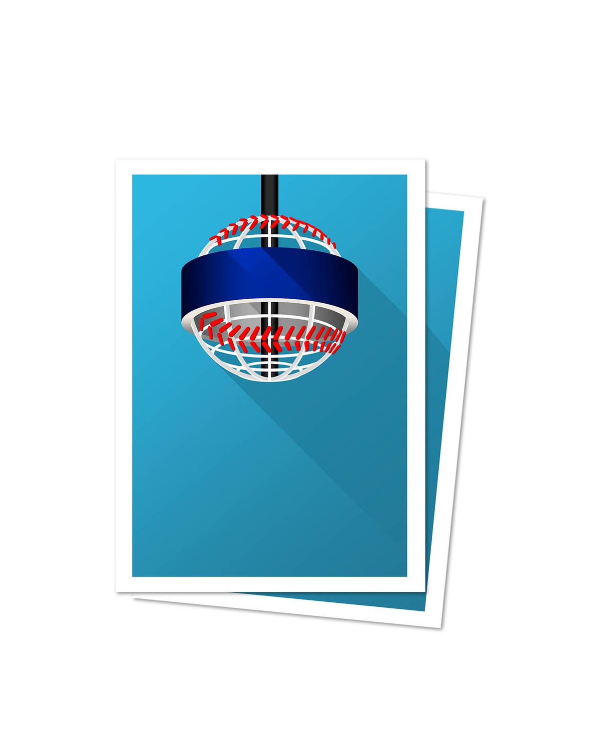 Minimalist Truist Park Postcard