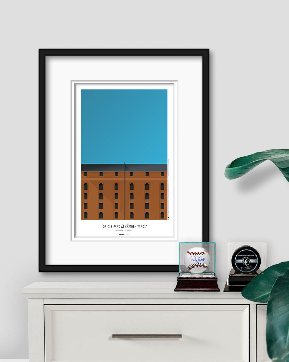 Minimalist Camden Yards Art Print