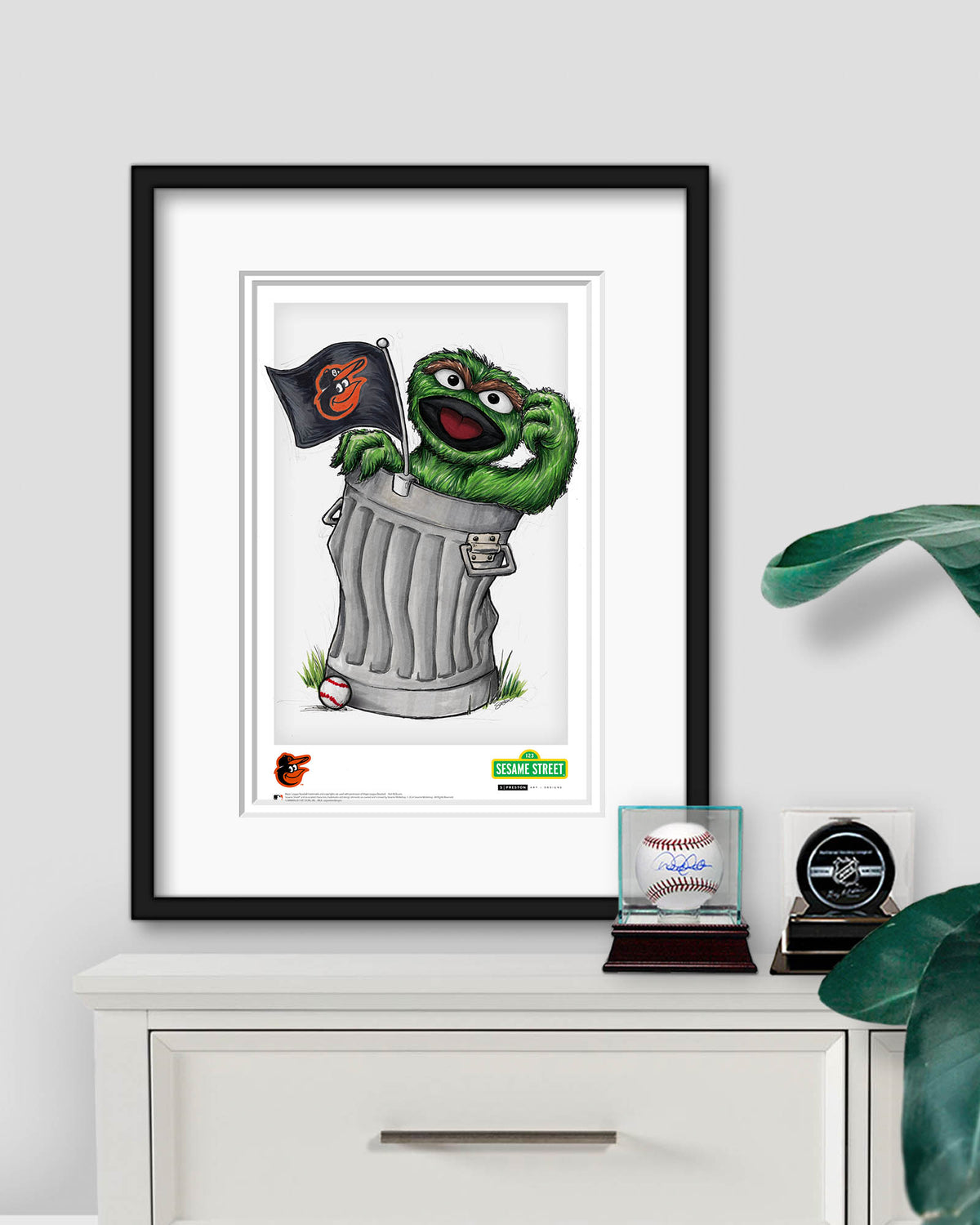 Oscar Rep Your Colours x MLB Orioles Limited Edition Art Print