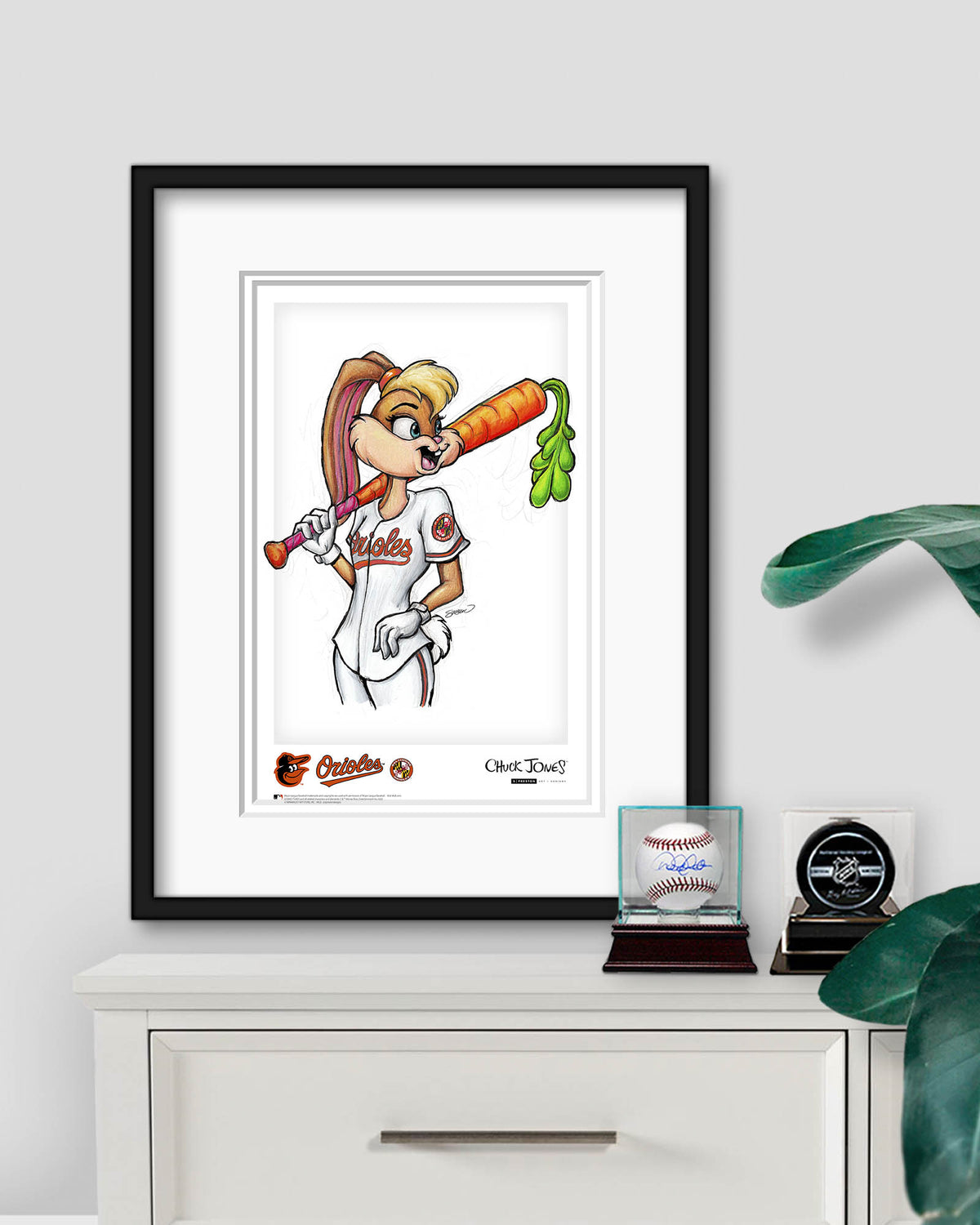 Lola Bunny x MLB Orioles Limited Edition Art Print