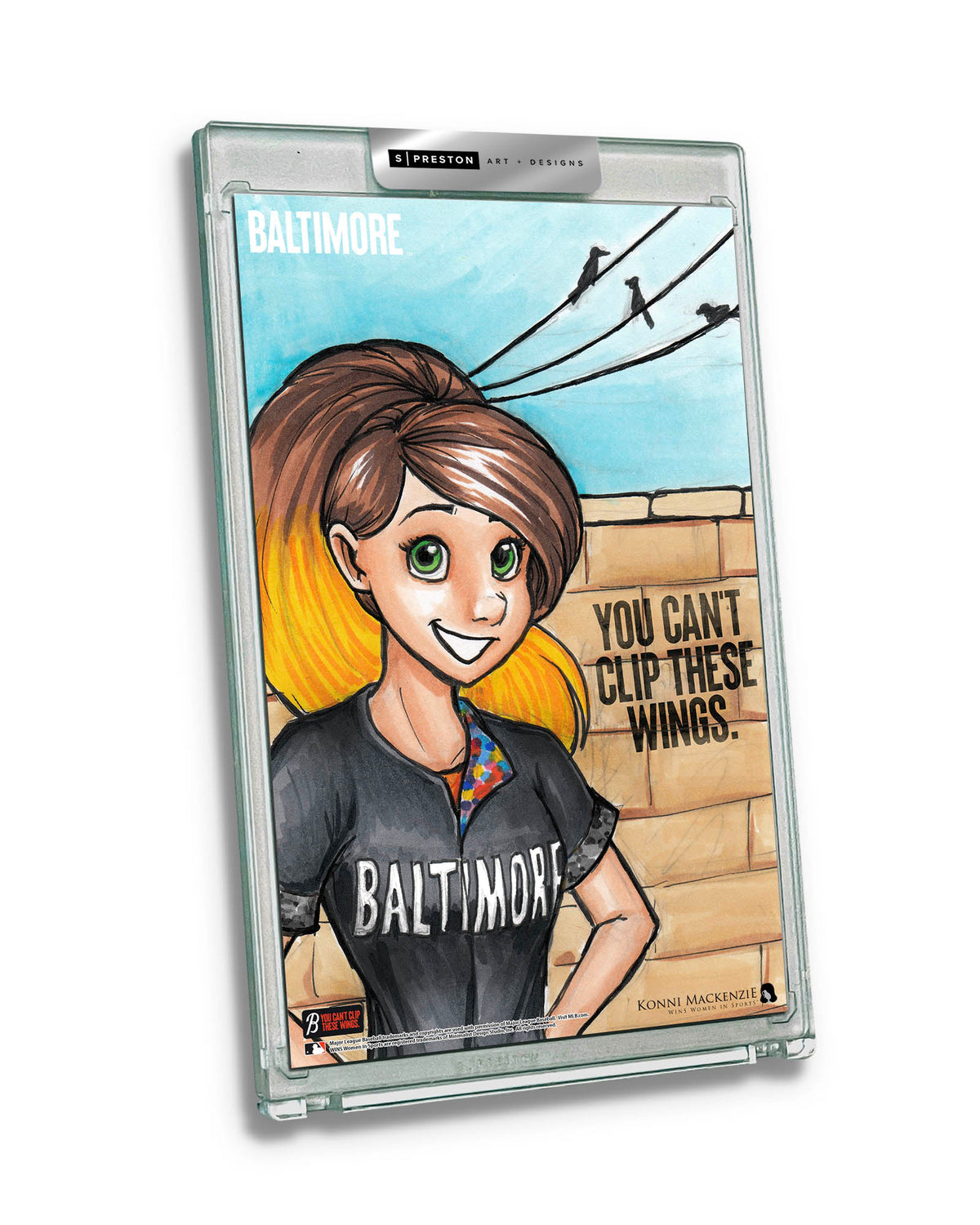 WinS® Baltimore Orioles City Connect - Konni Mackenzie Art Card Slab