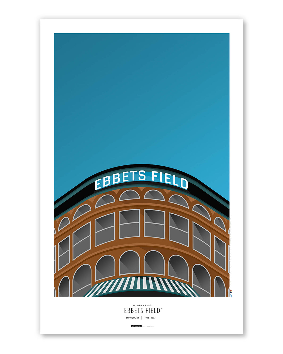 Minimalist Ebbets Field