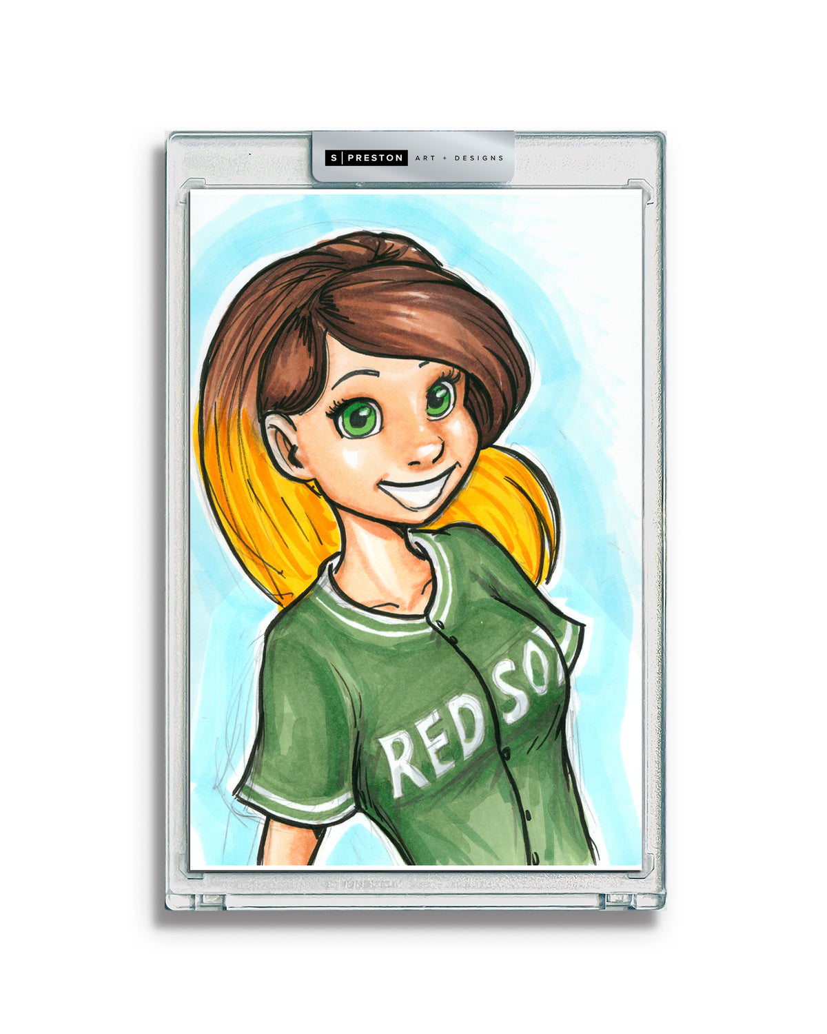 WinS® Konni Mackenzie Original Art Card Slab - Boston City Connect