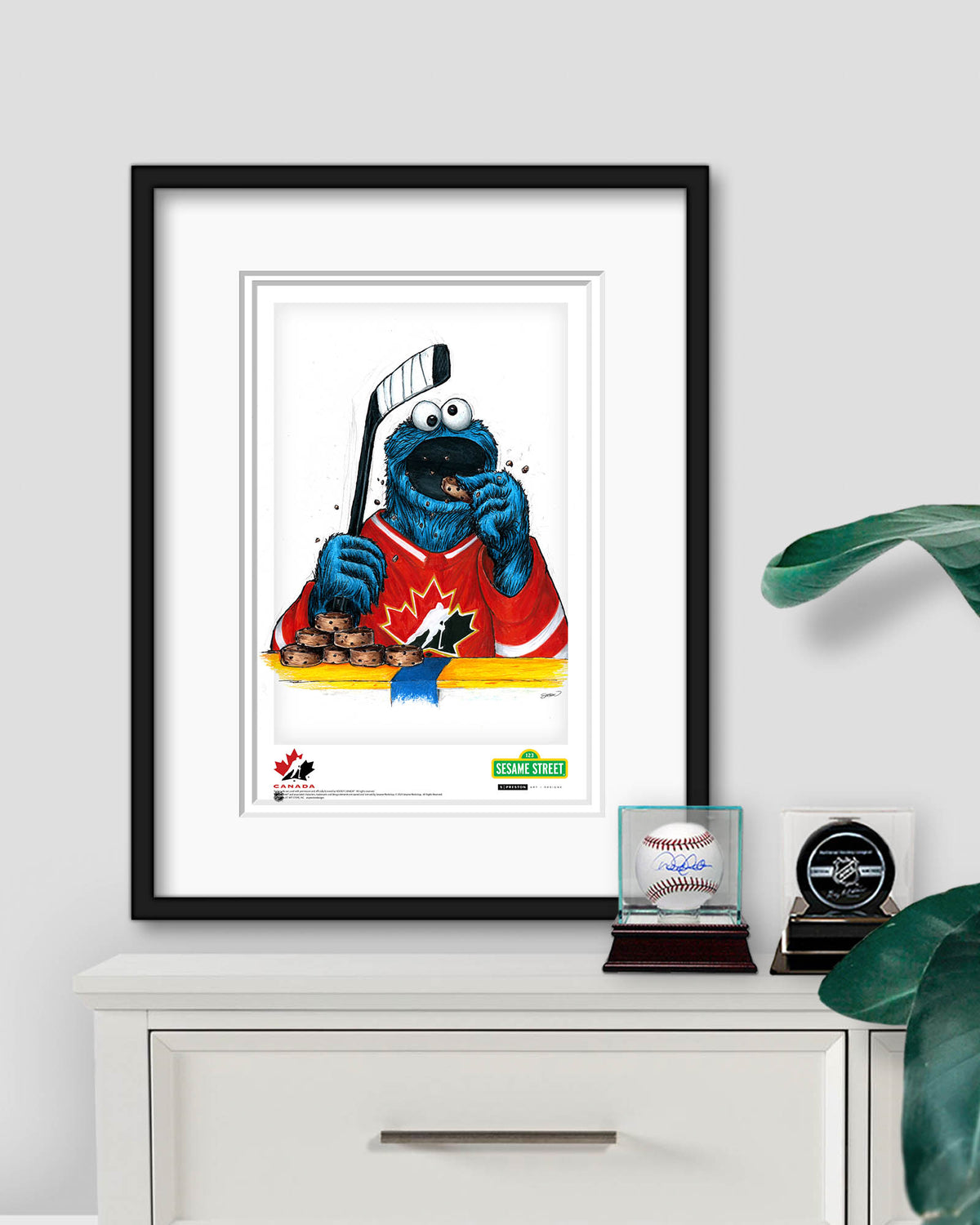 Cookie Monster x Hockey Canada Limited Edition Art Print