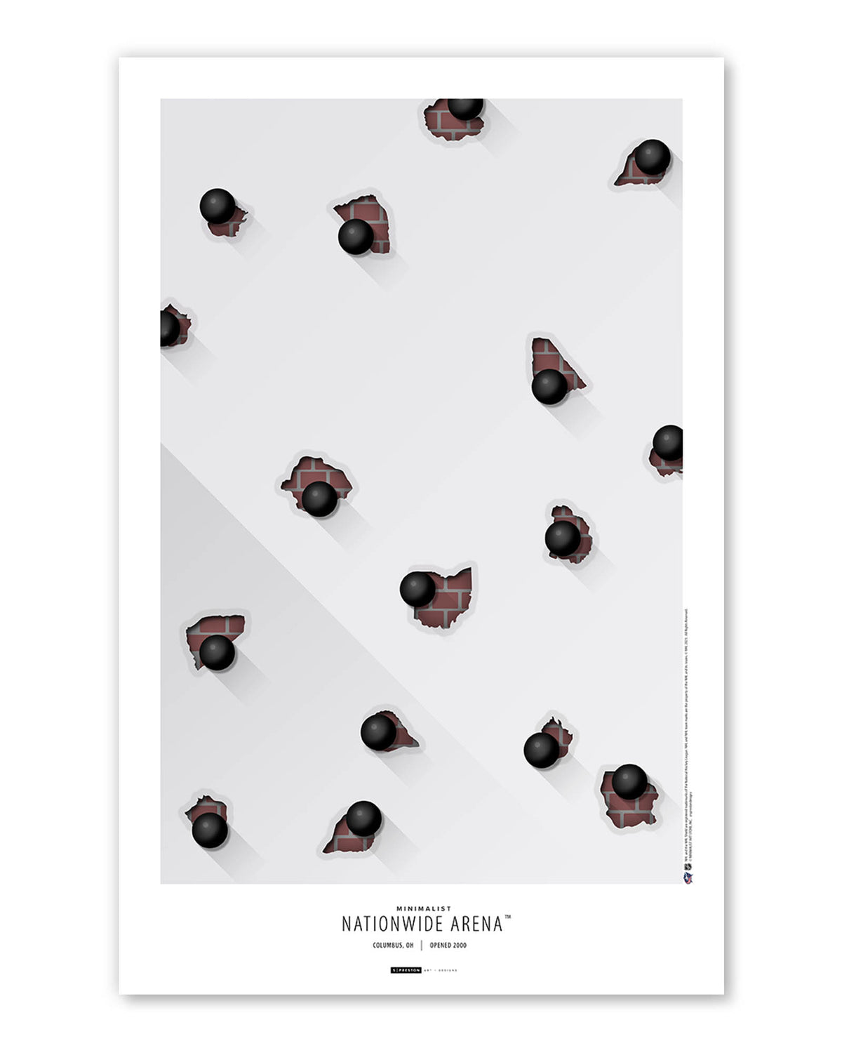 Minimalist Nationwide Arena