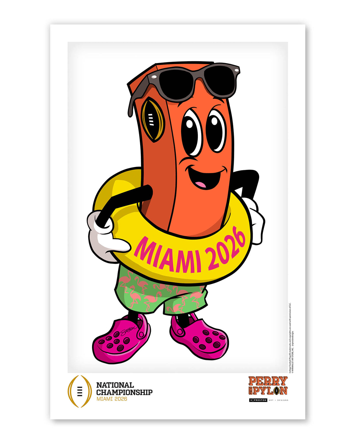 2026 Miami Perry The Pylon Poster Print