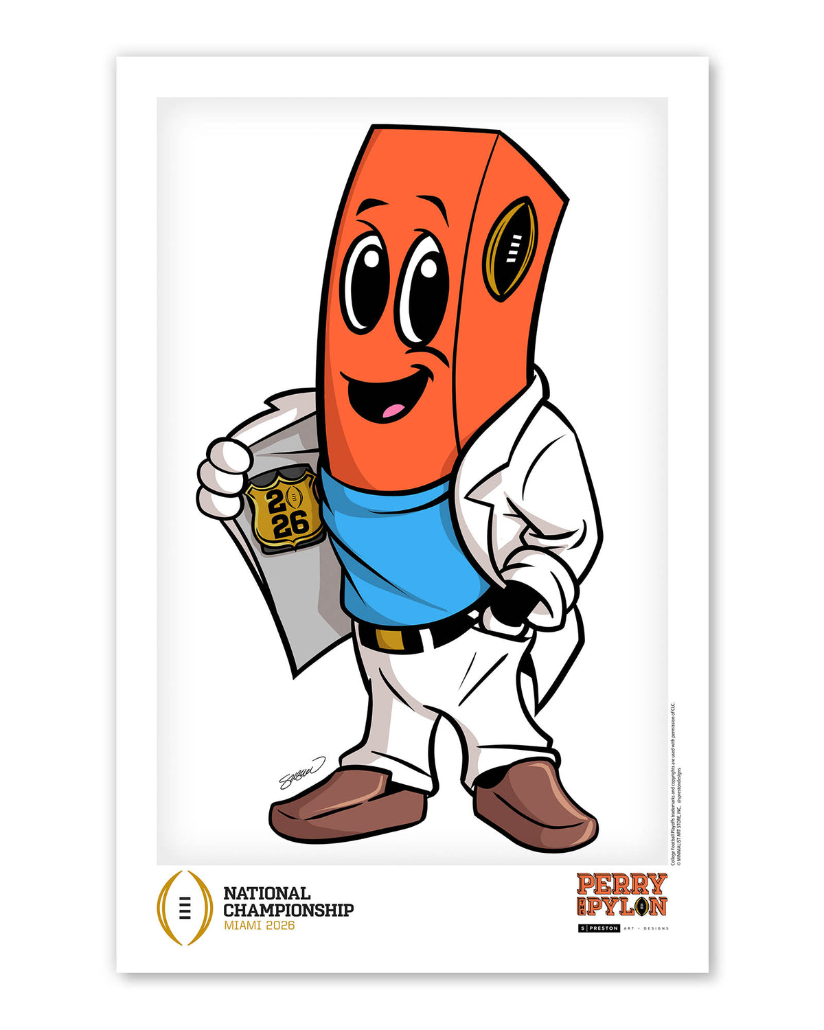 2026 Miami Perry The Pylon Poster Print