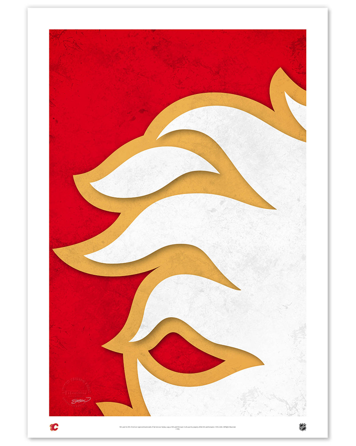 Minimalist Logo - Calgary Flames