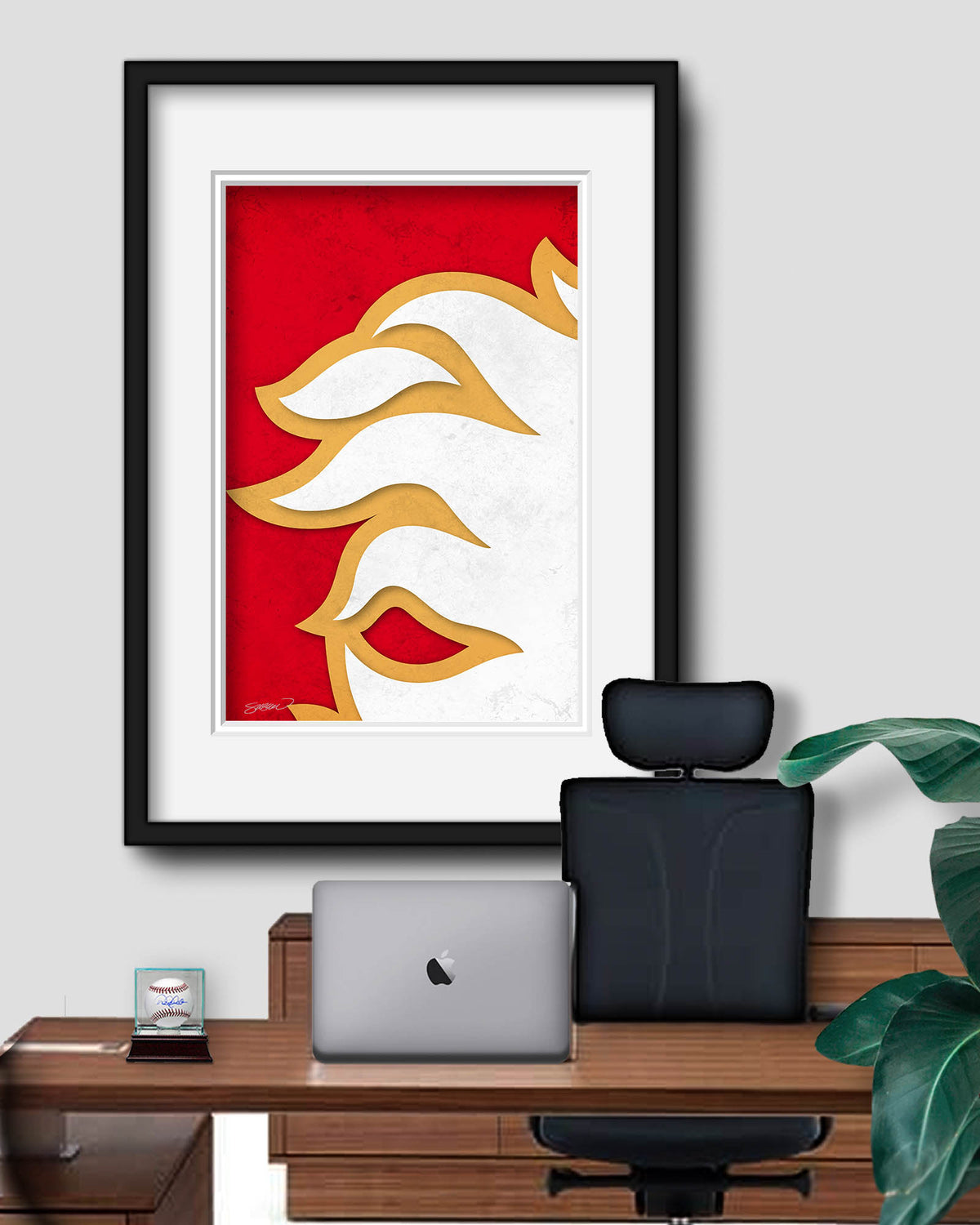Minimalist Logo - Calgary Flames