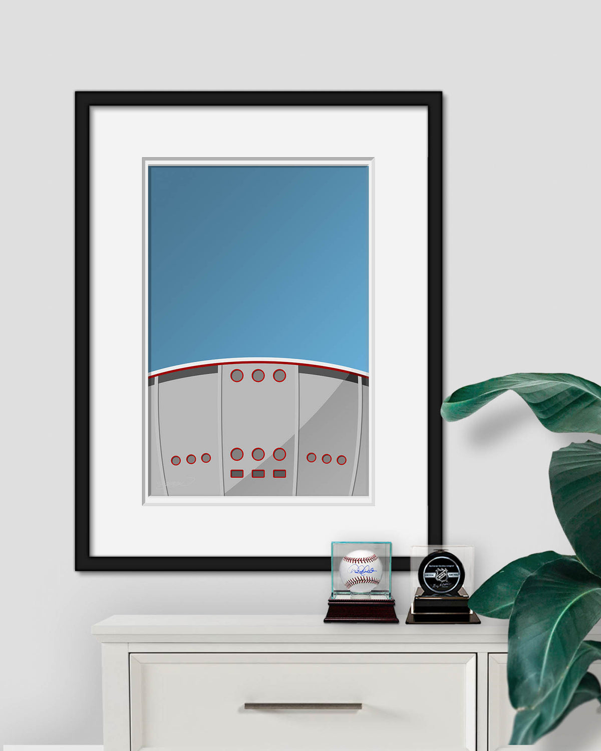 Minimalist Scotiabank Saddledome