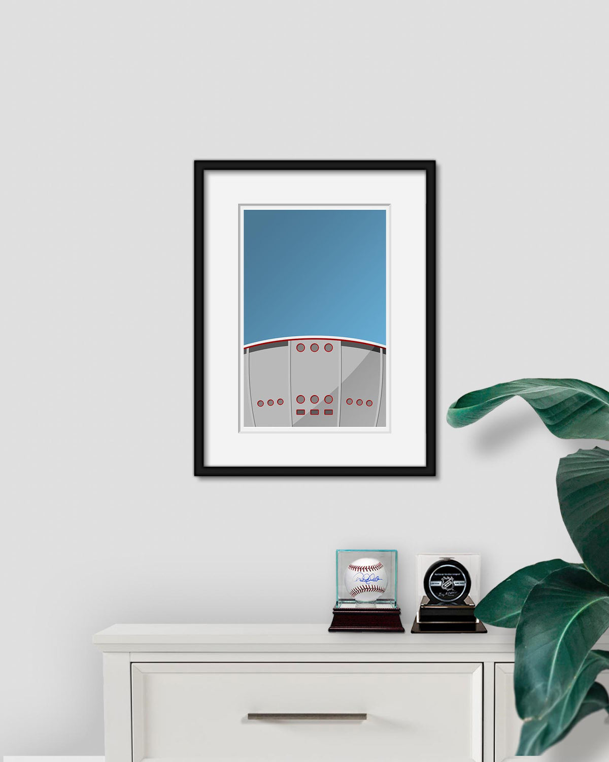 Minimalist Scotiabank Saddledome