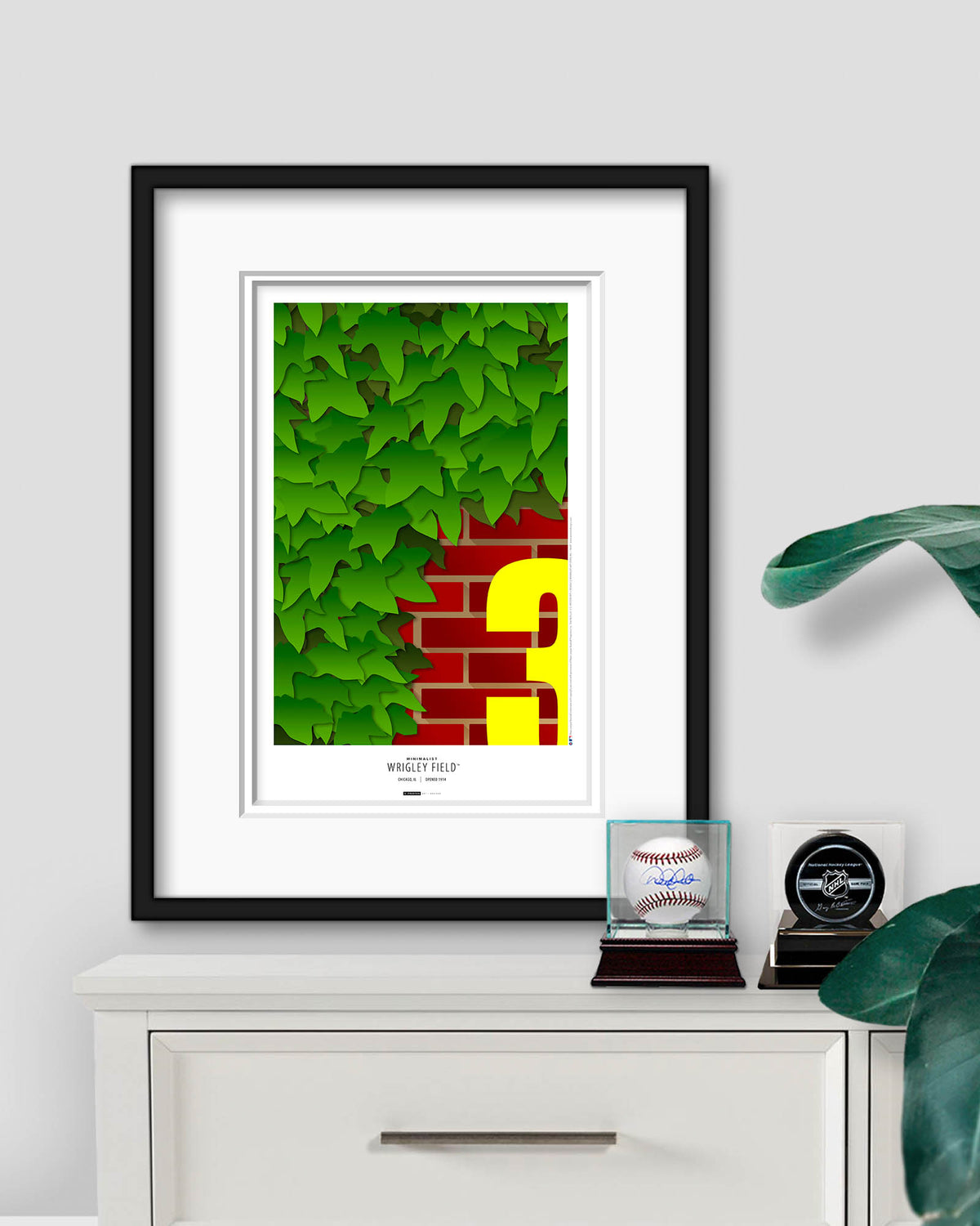 Minimalist Wrigley Field Art Print