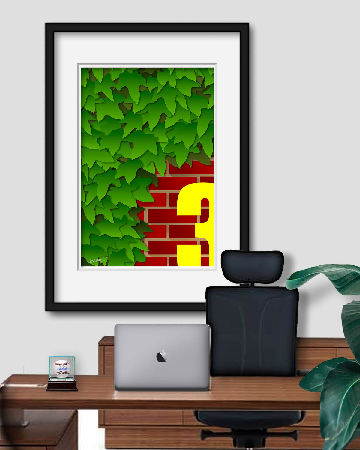 Minimalist Wrigley Field Art Print
