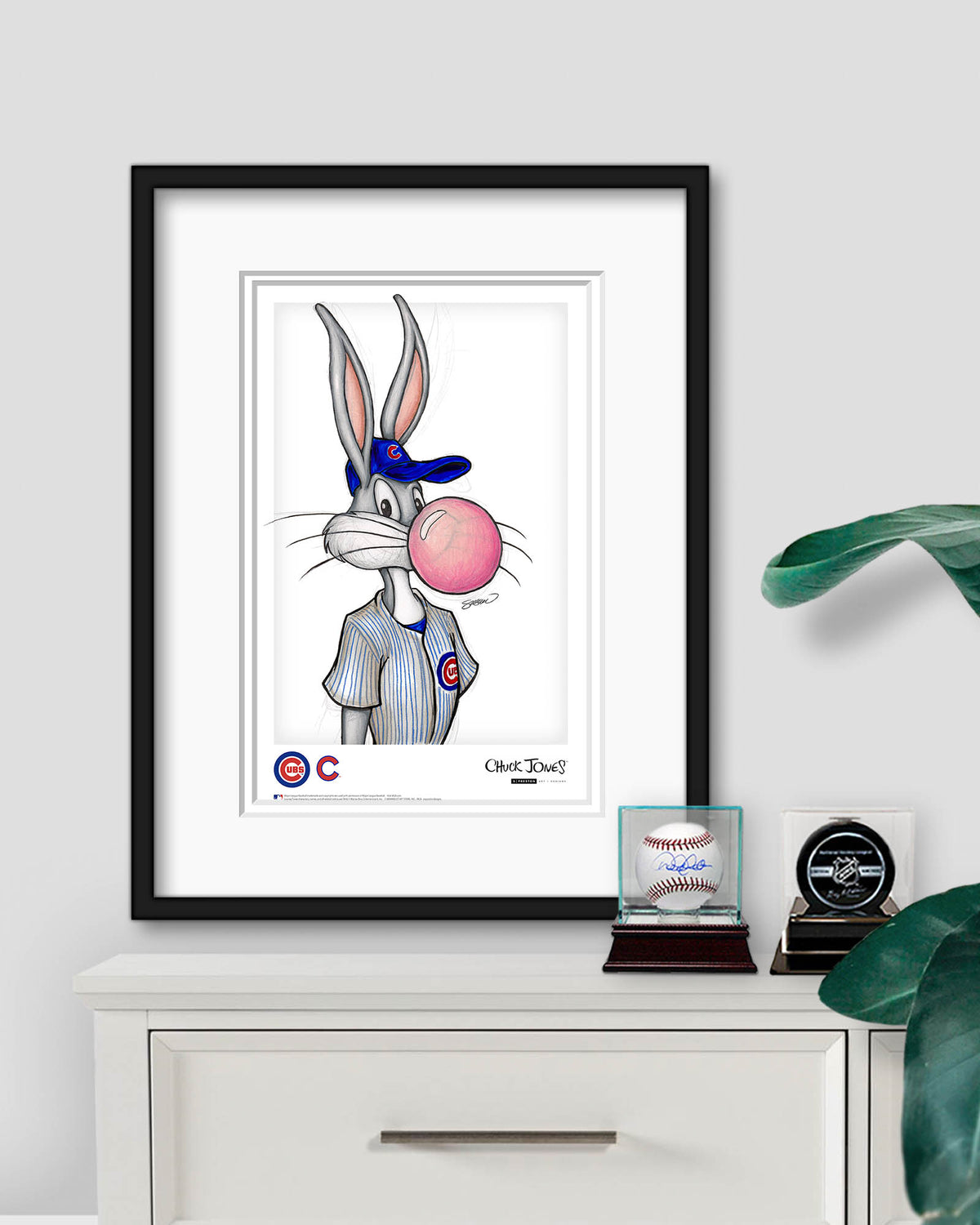 Bubblegum Bugs x MLB Cubs Limited Edition Art Print