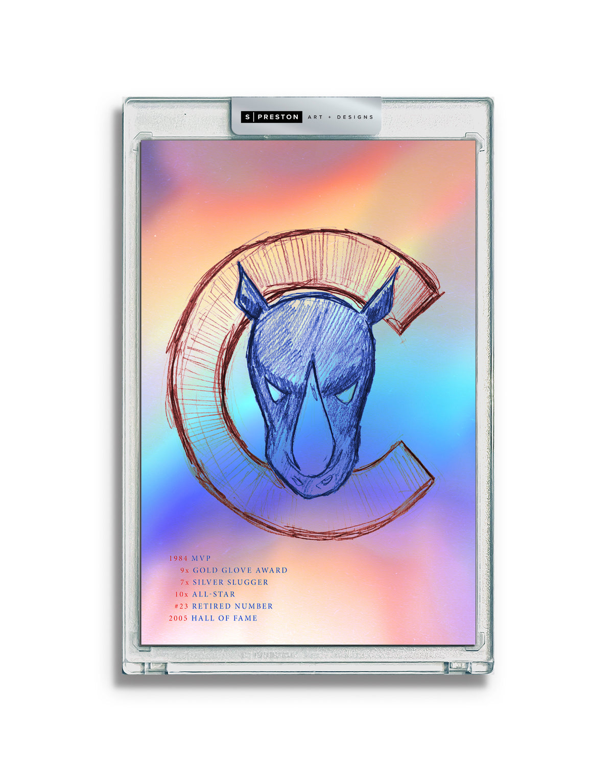 Remembering Ryno Tribute Sketch Slab