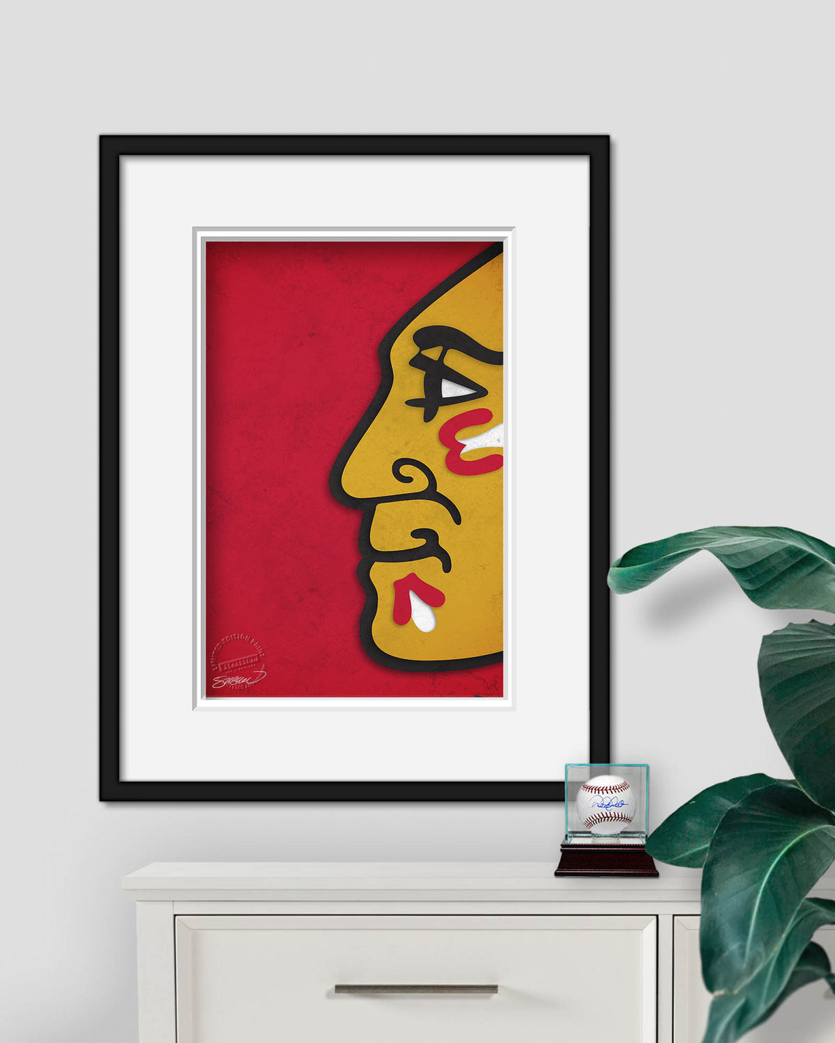 Minimalist Logo - Chicago Blackhawks