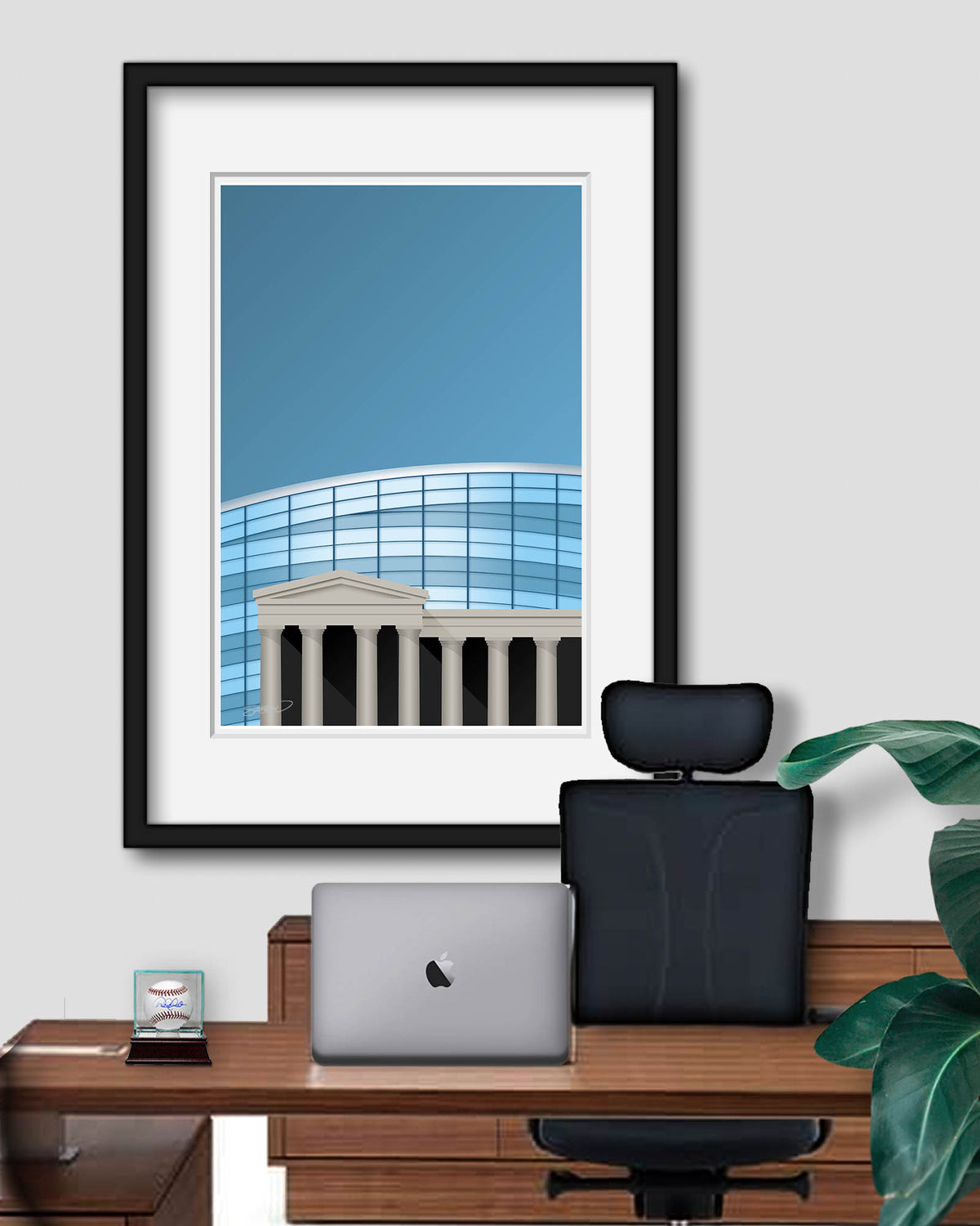 Minimalist Soldier Field Art Print