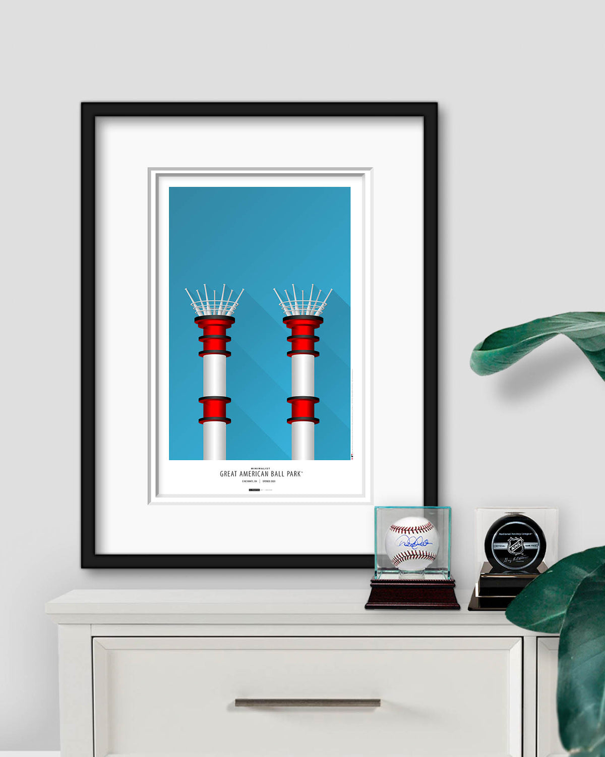 Minimalist Great American Ball Park Fine Art Print