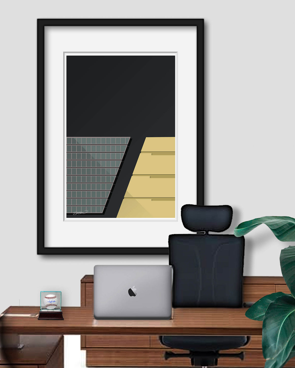 Minimalist Paul Brown Stadium Art Print