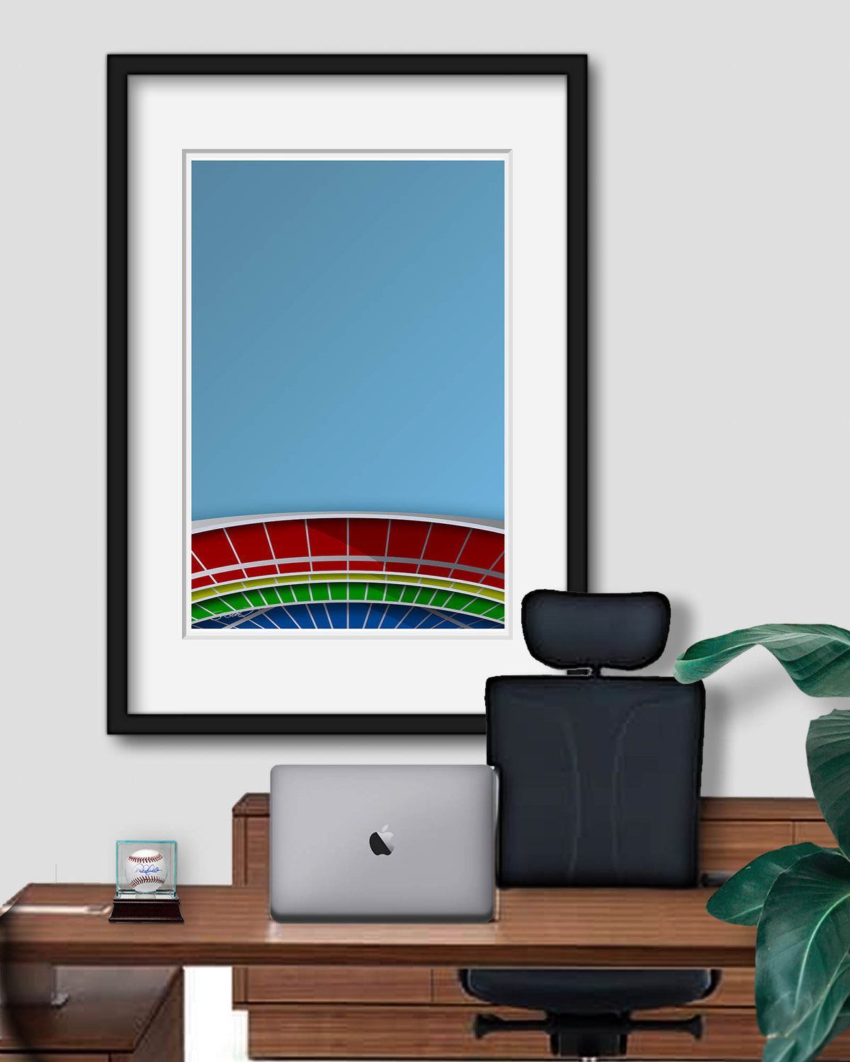 Minimalist Riverfront Stadium